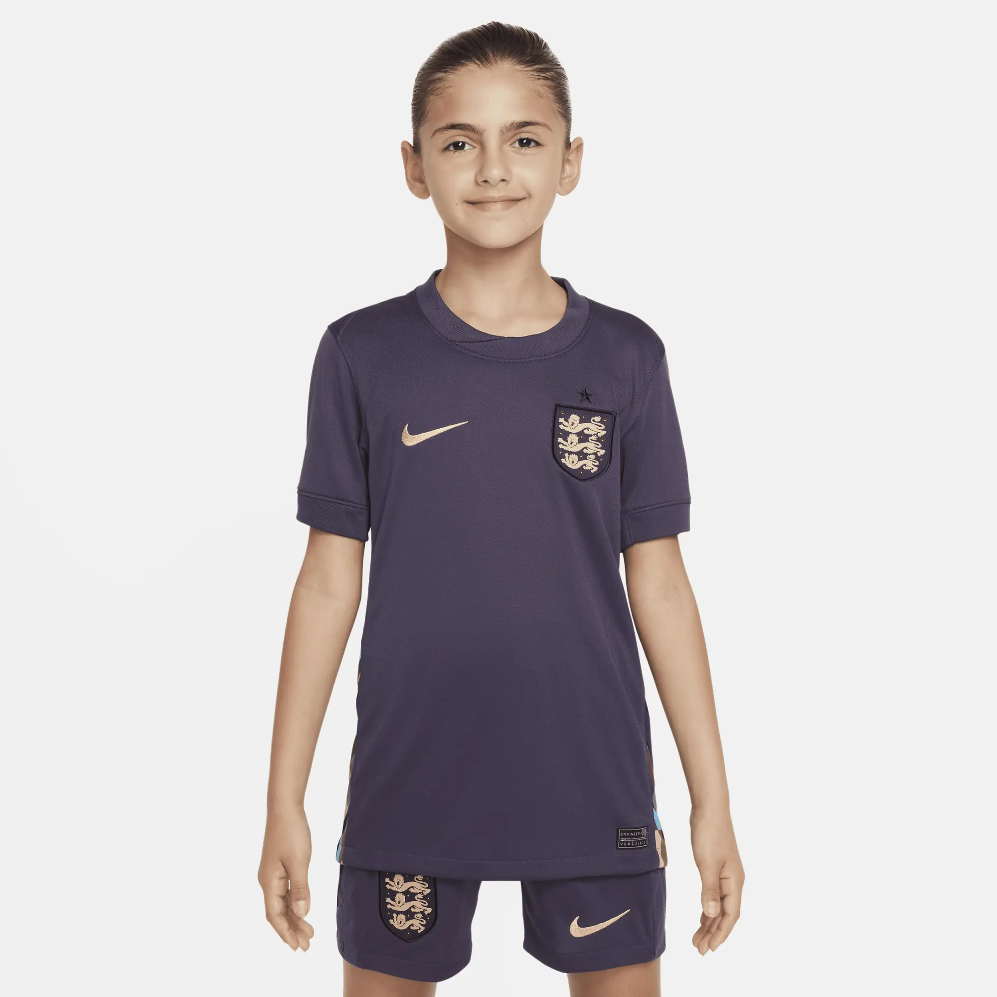 Nike England Kids SS Away Shirt 2024