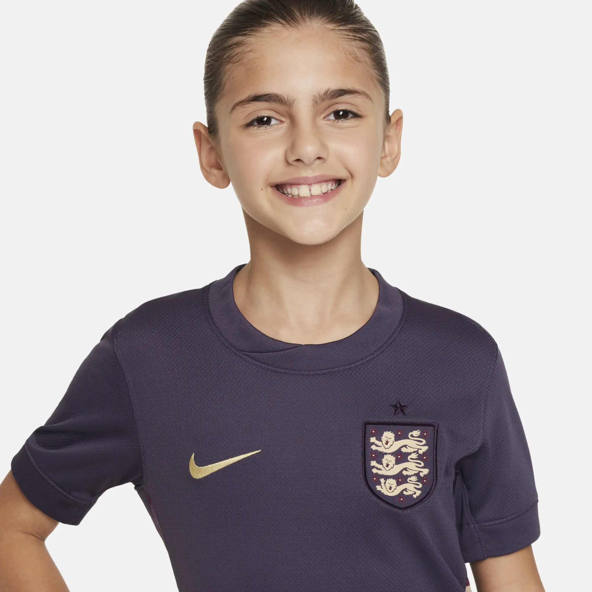 Nike England Kids SS Away Shirt 2024