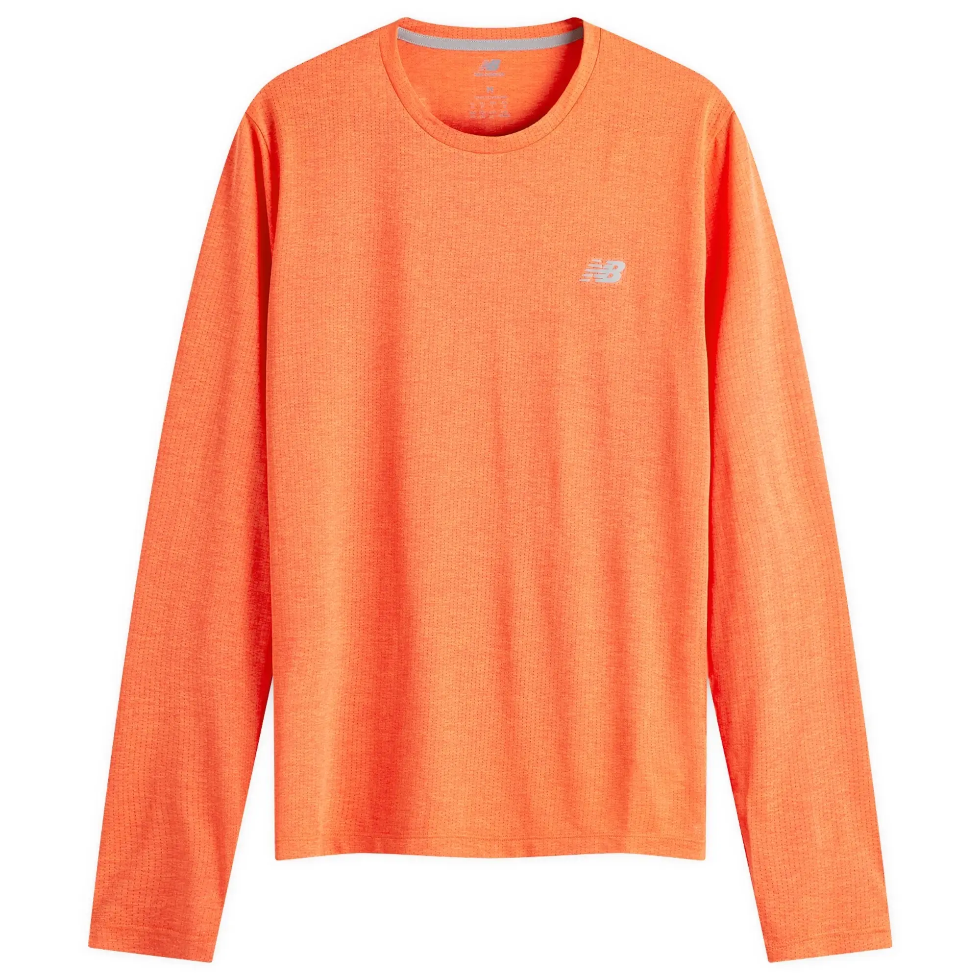 New Balance Men's Athletics Long Sleeve in Purple Poly Knit