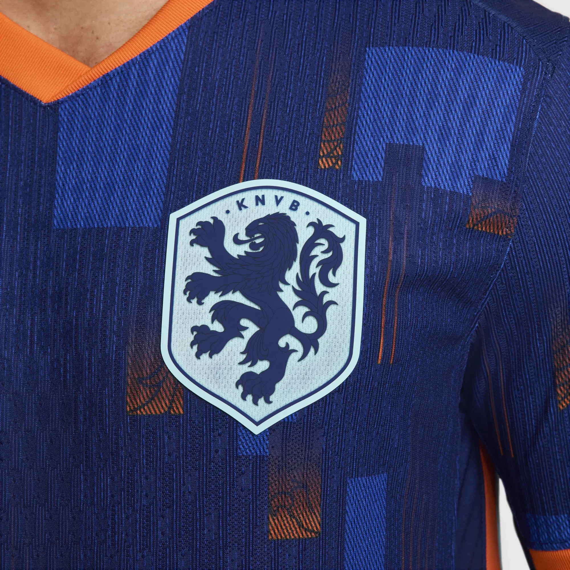 Netherlands (Men's Team) 2024/25 Match Away Men's Nike Dri-FIT ADV Football Authentic Shirt - Blue - Polyester