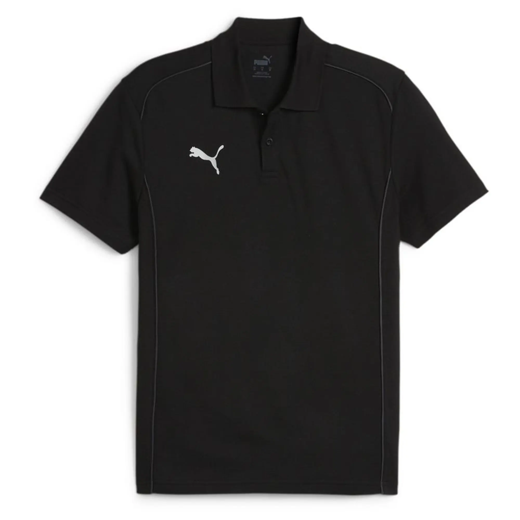 Teamfinal Casuals Polo Puma Black-Puma Silver - ['Black']