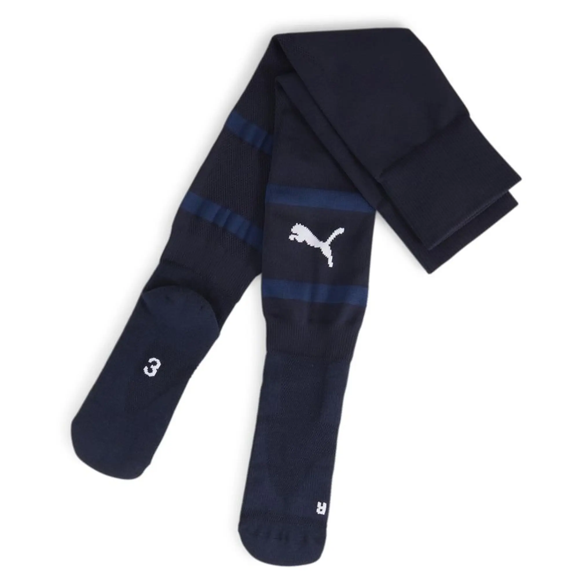 Teamfinal Socks Puma Navy-Puma White-Persian Blue - ['Blue']