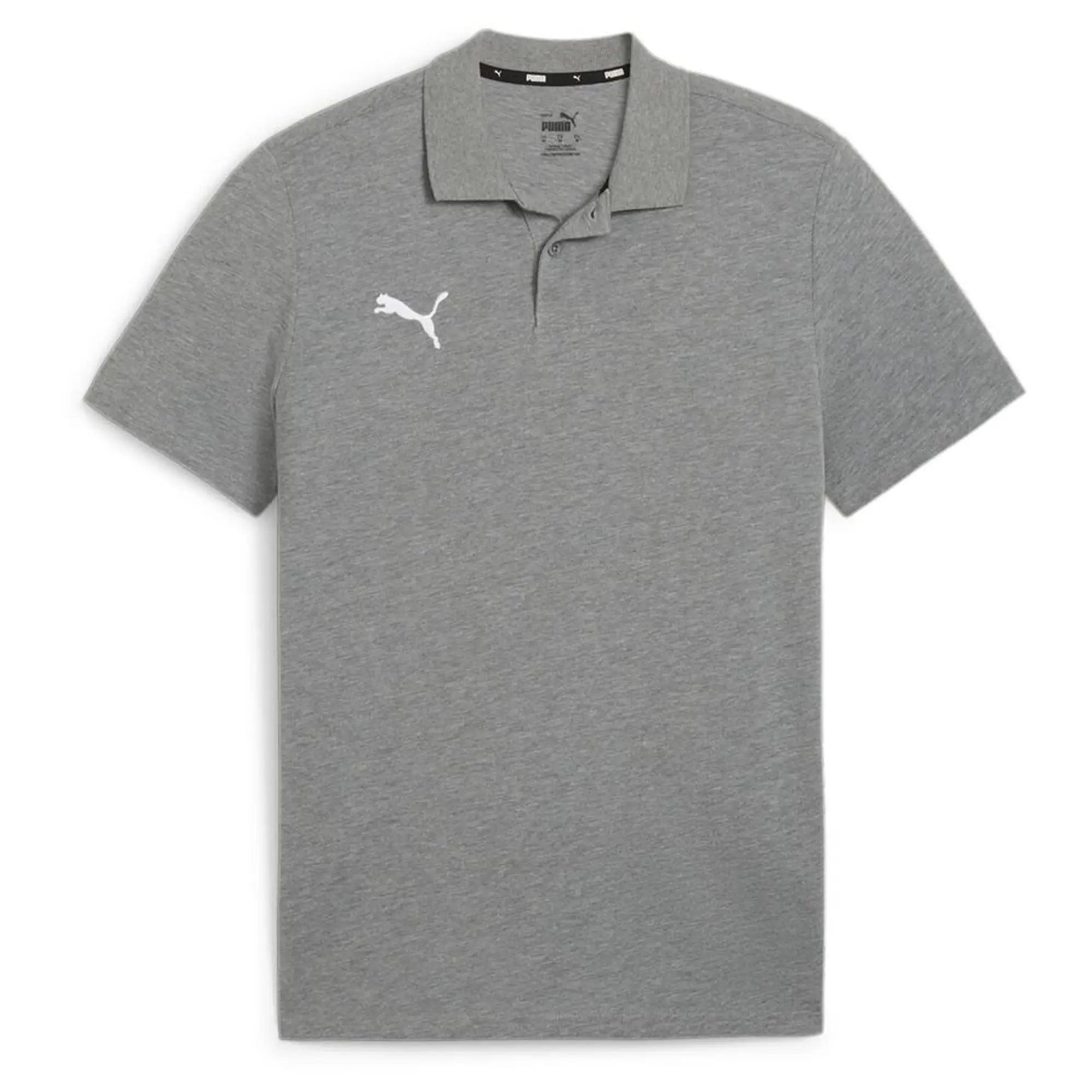 Teamgoal Casuals Polo Medium Gray Heather-Puma White - ['Grey']