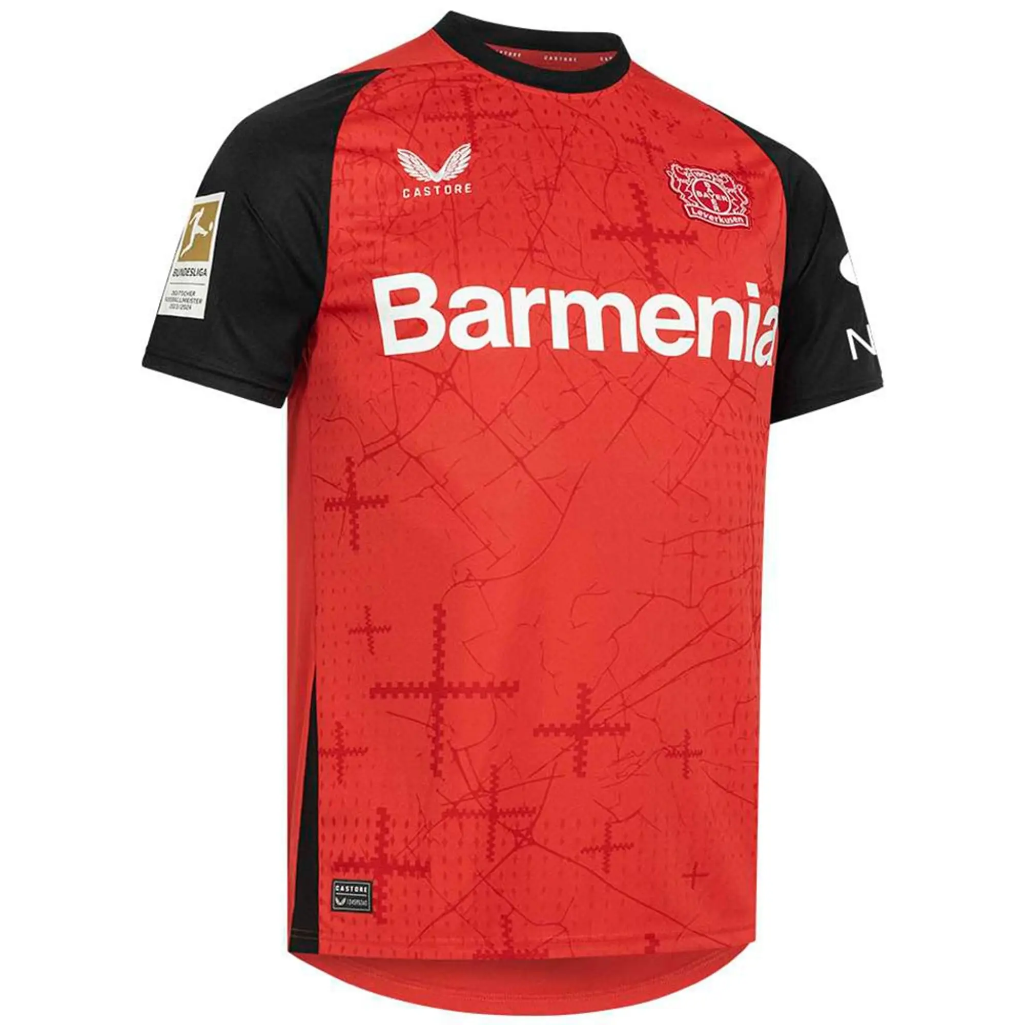 Castore Bayer Leverkusen Mens SS Home Shirt 2024/25