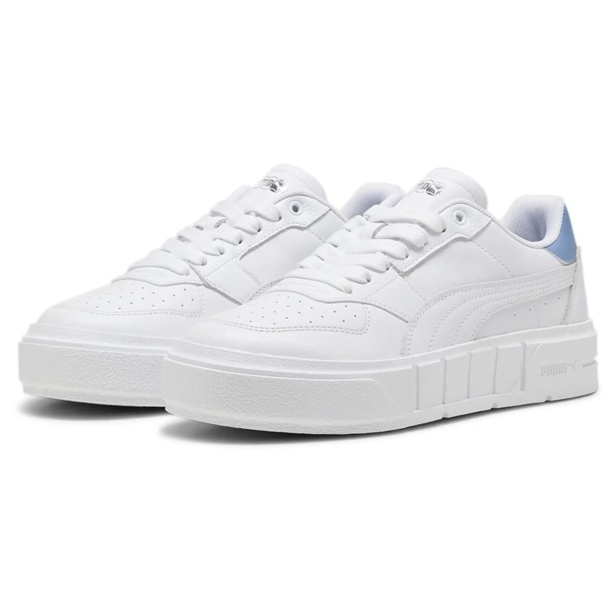 Puma Cali Court Lth Wns Puma White-Zen Blue - ['White']