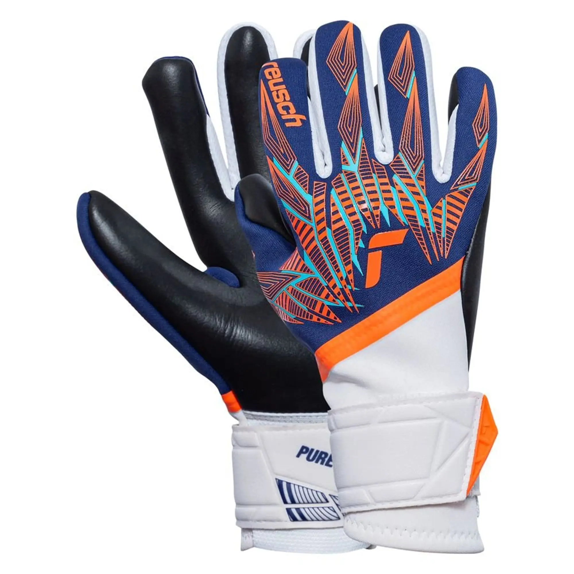 Reusch Goalkeeper Gloves Pure Contact Gold - ['Blue', 'White']