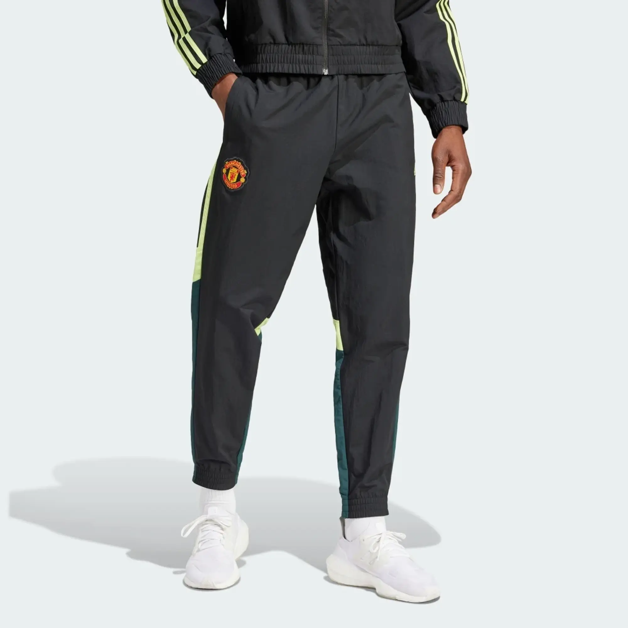 adidas Manchester United Woven Track Tracksuit Bottoms