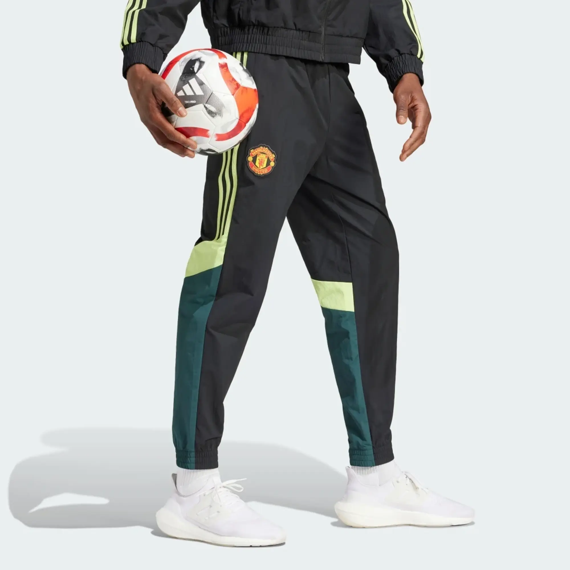 adidas Manchester United Woven Track Tracksuit Bottoms