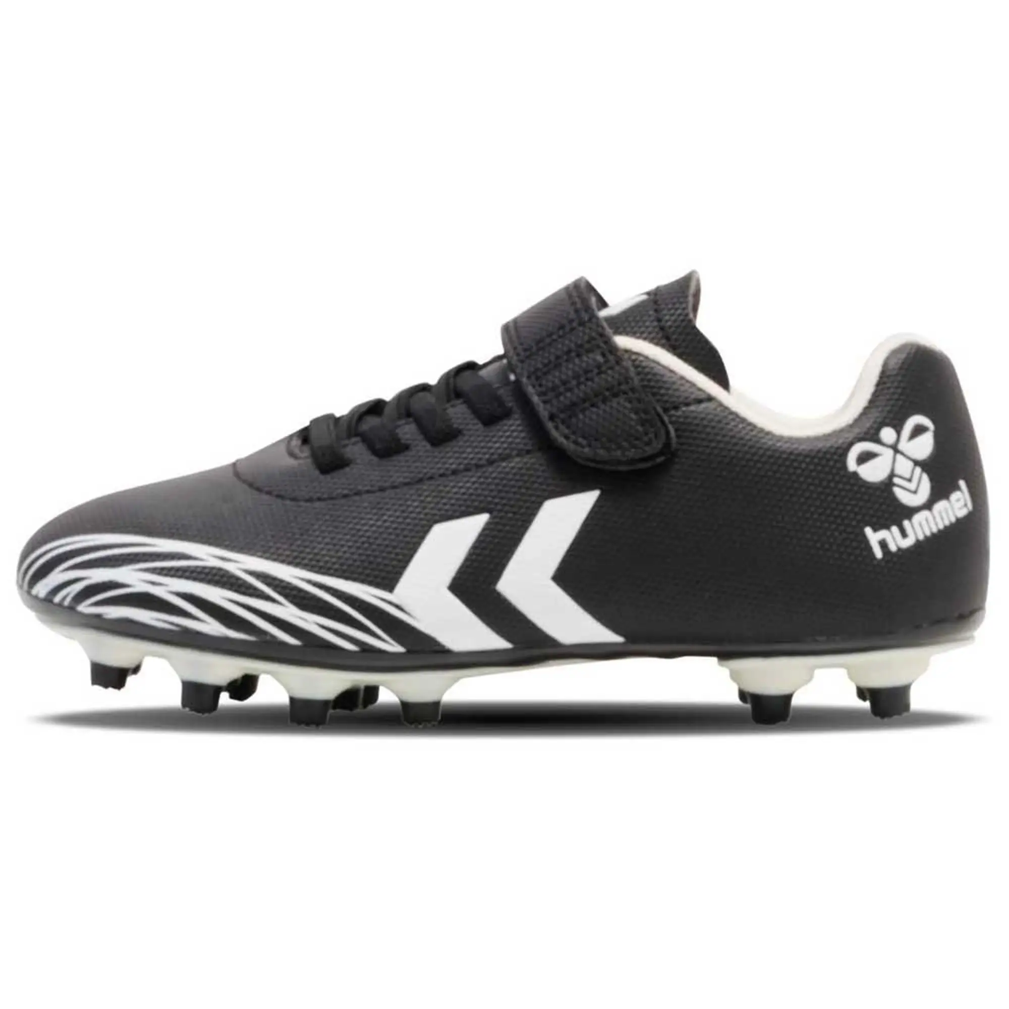 Hummel Football Boots Top Star Fg - Black/White Kids - ['Black']