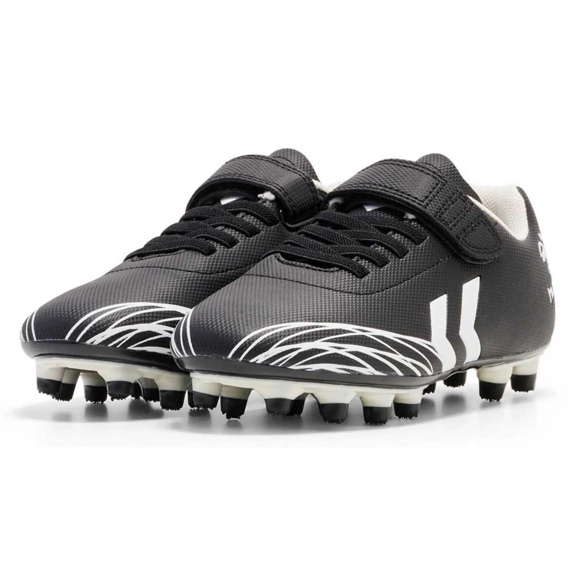 Hummel Football Boots Top Star Fg - Black/White Kids - ['Black']