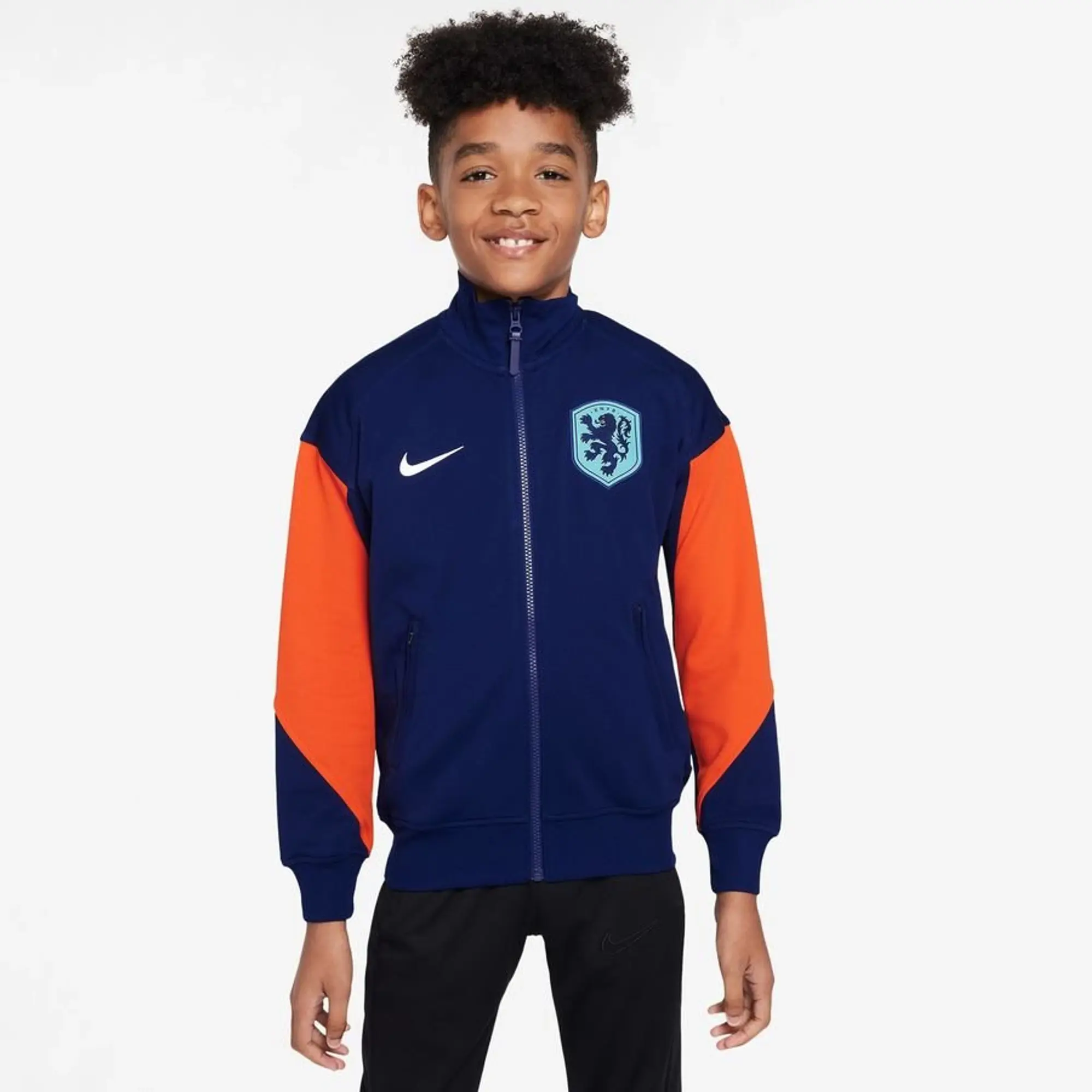 Nike blue and orange jacket on sale