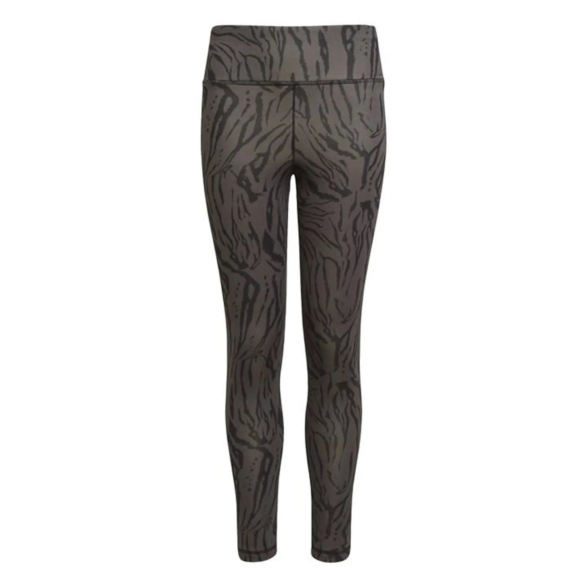 adidas Optime Aeroready Sport Icon Animal Print 7/8 Leggings Girls - Grey