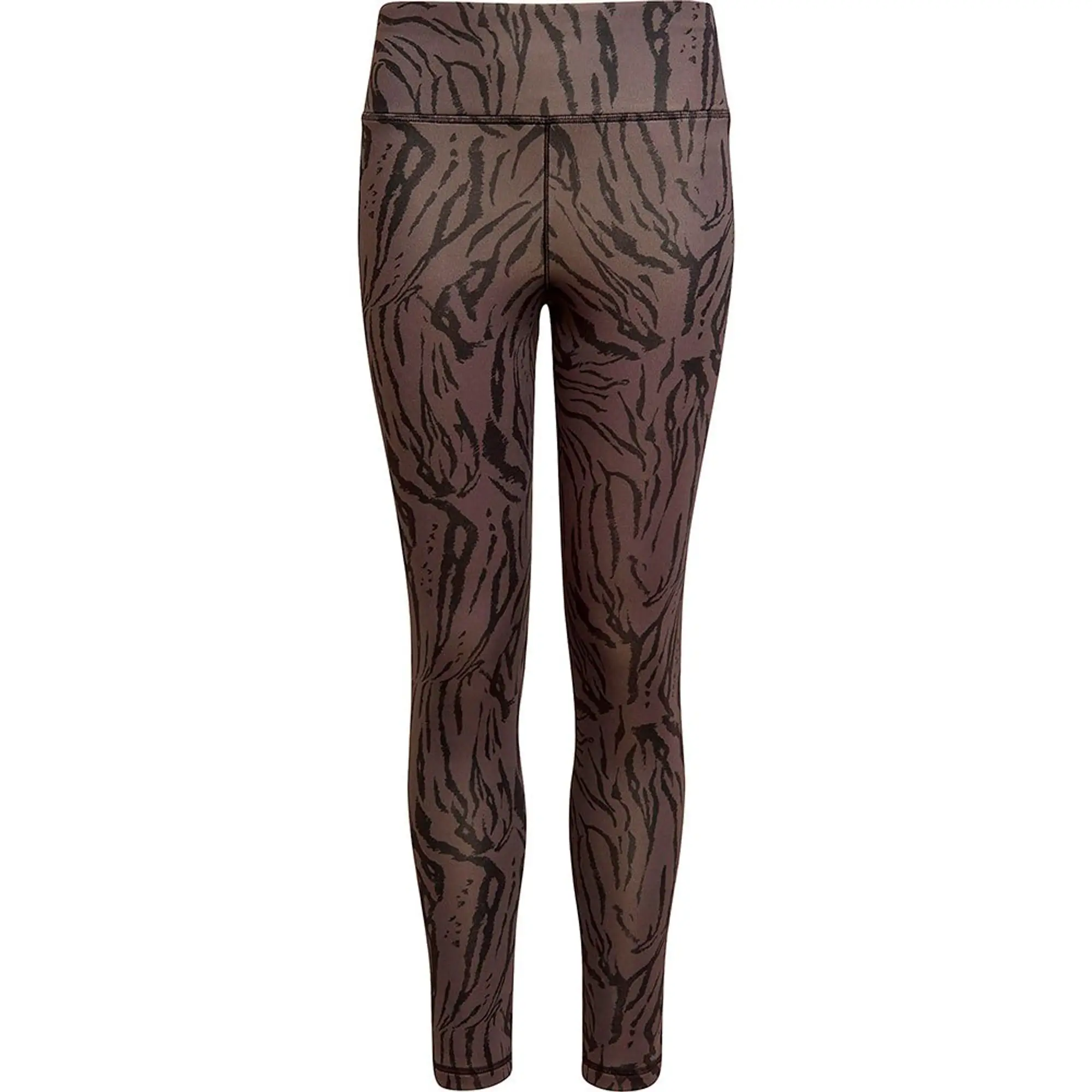 adidas Optime Aeroready Sport Icon Animal Print 7/8 Leggings Girls - Grey