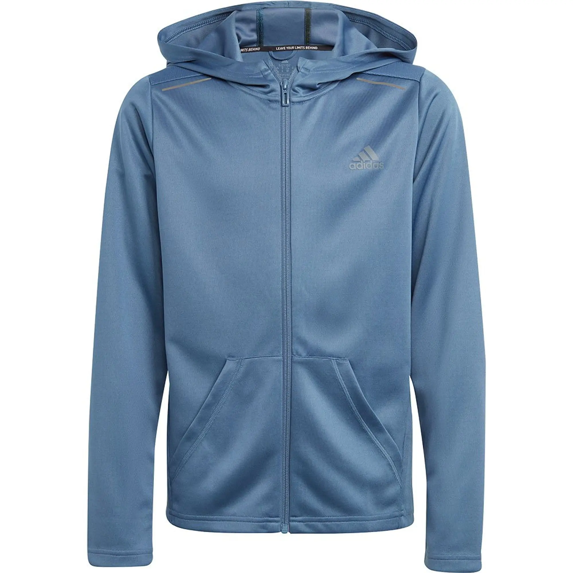 Adidas Hoodie Aeroready Hiit Full Zip - ['Blue']