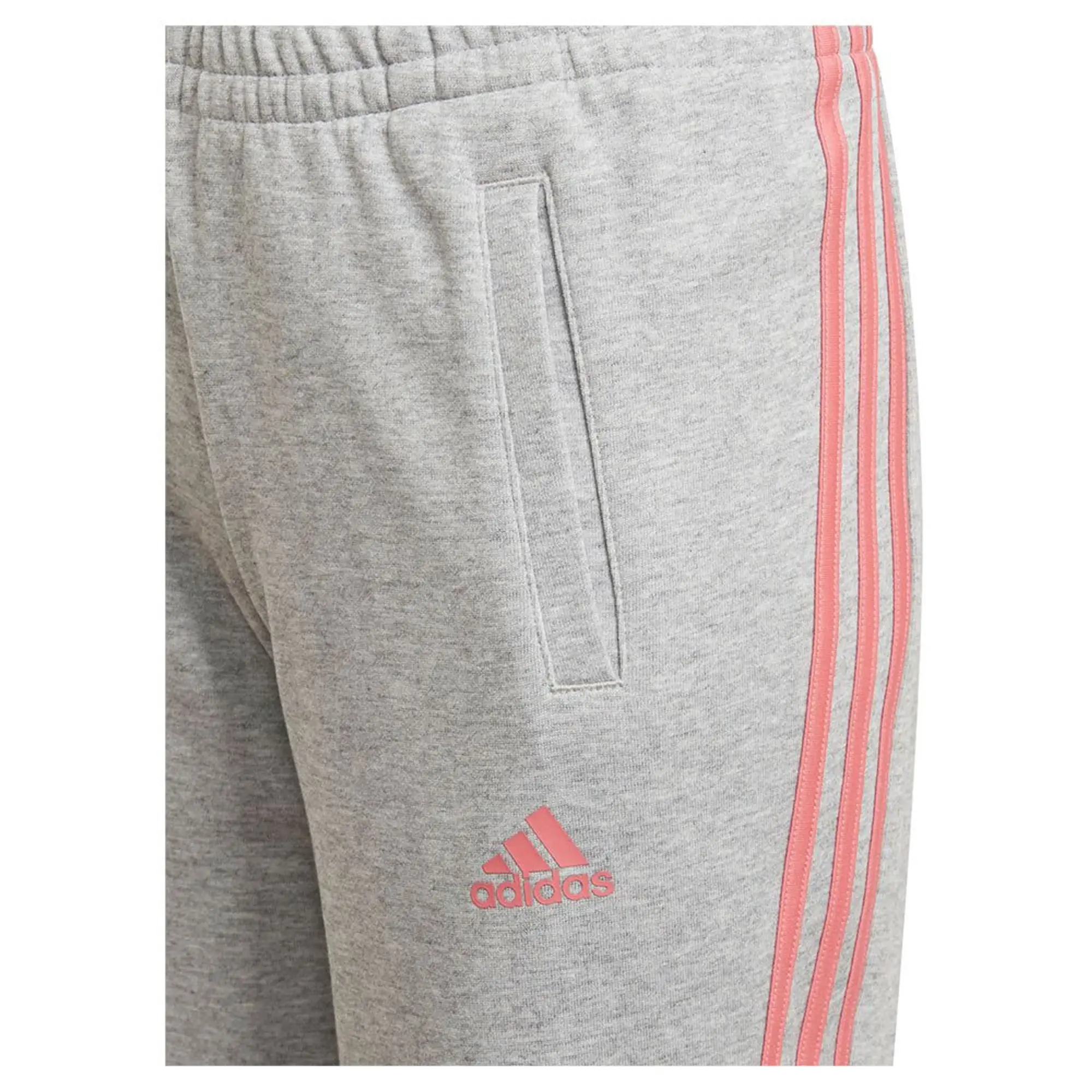 Adidas 3-stripes Tapered Leg Pants  - Grey
