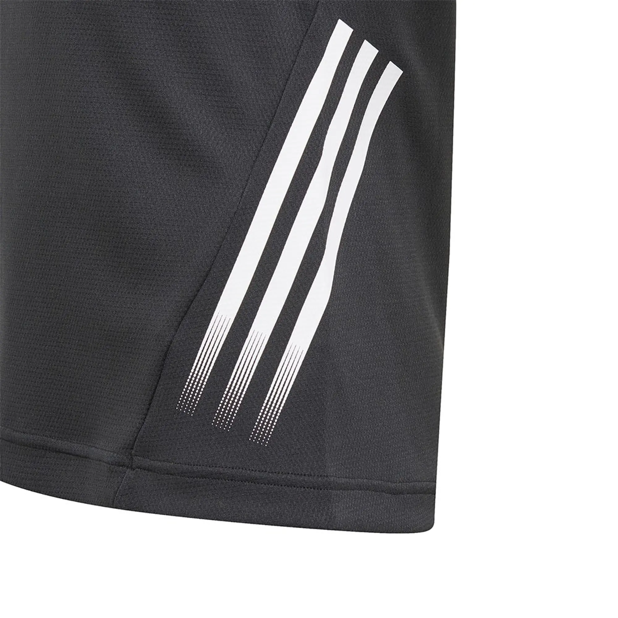 Adidas Aeroready 3 Stripes Short Sleeve T-shirt  - Black