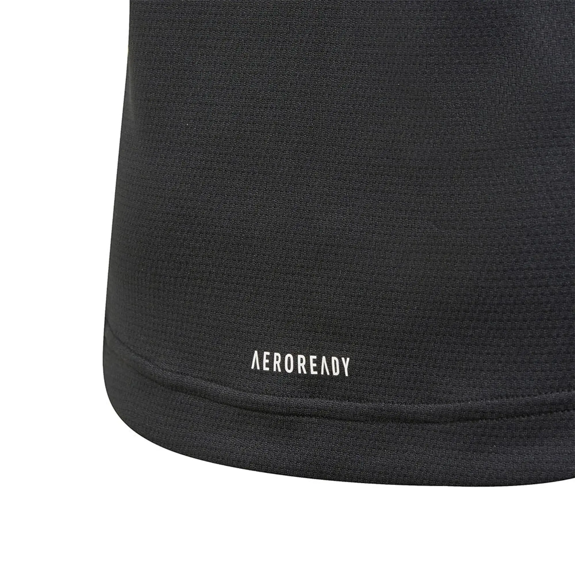 Adidas Aeroready 3 Stripes Short Sleeve T-shirt  - Black