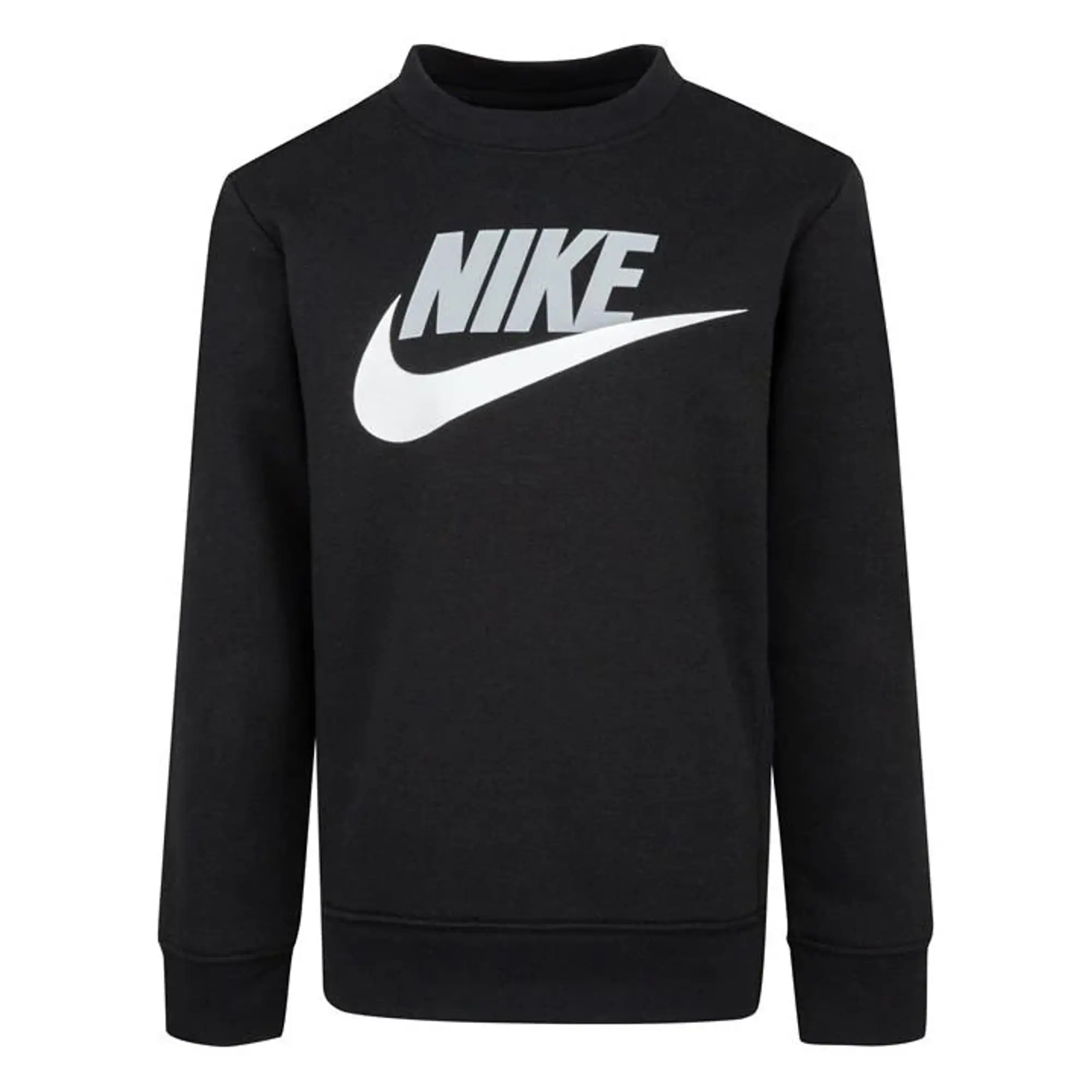Nike Kids Club Hbr Fleece Crew Sweatshirt  - Black