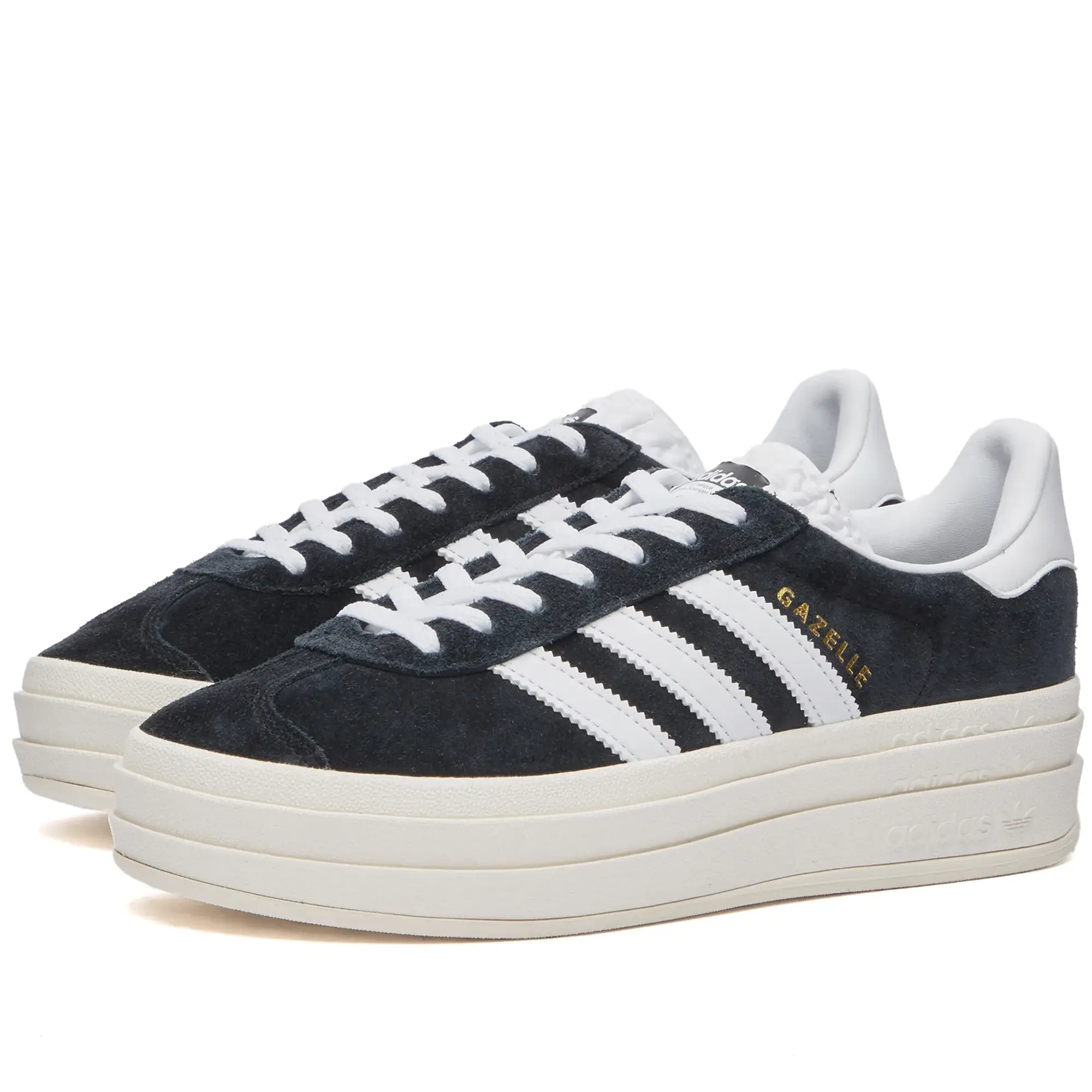 adidas Originals Womens Gazelle Bold Trainer - Black - Size 9 - Black