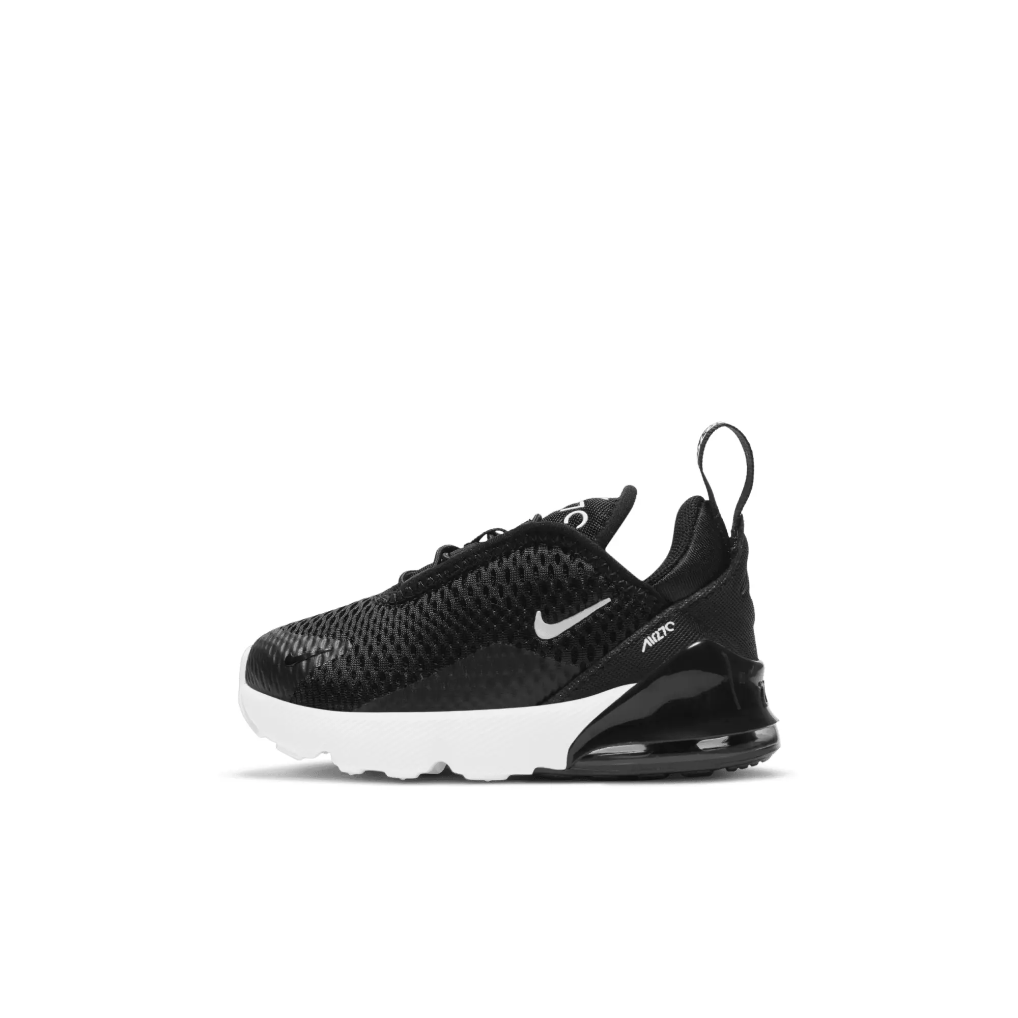 Nike Nursery Air Max 270 Trainer - Black - Size 6.5 - Black