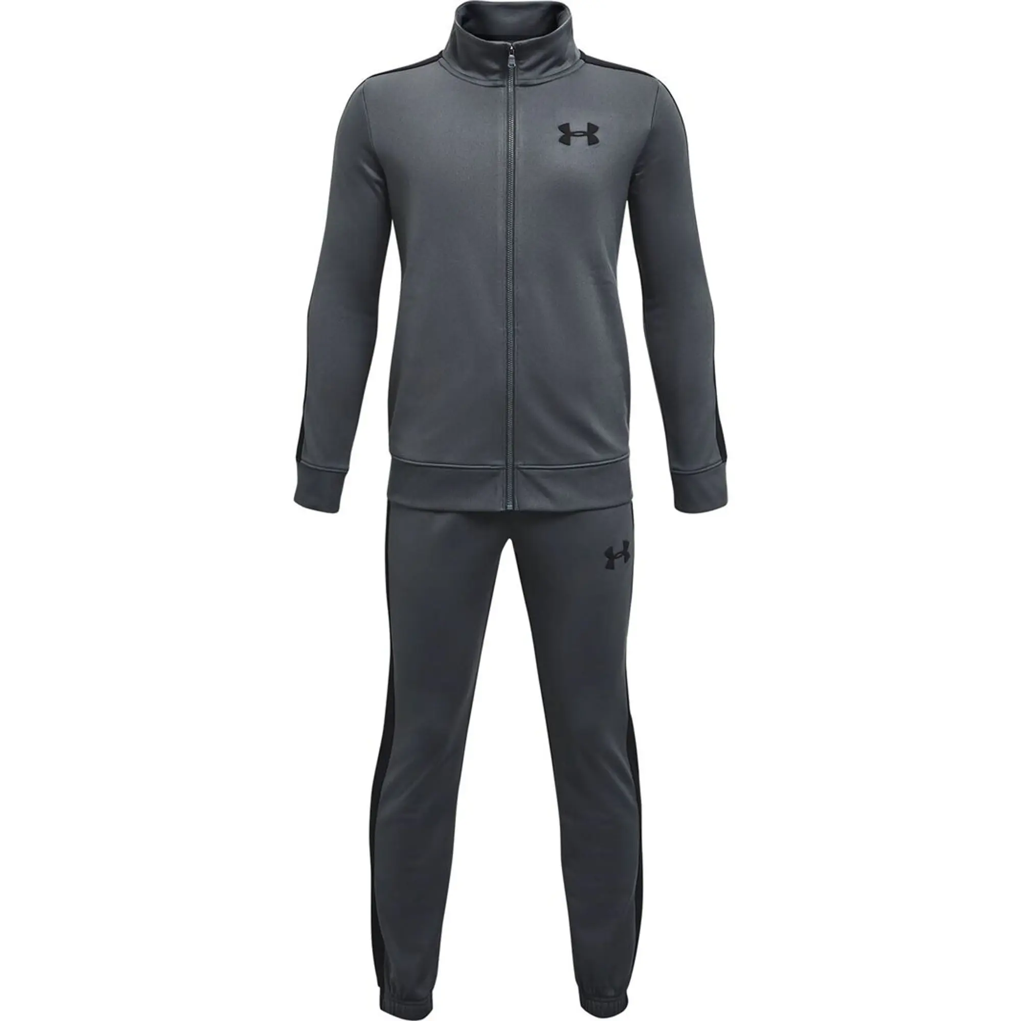 Boys'  Under Armour  Rival Knit Tracksuit Pitch Gray / Black / Black YXS (48 - 50 in)