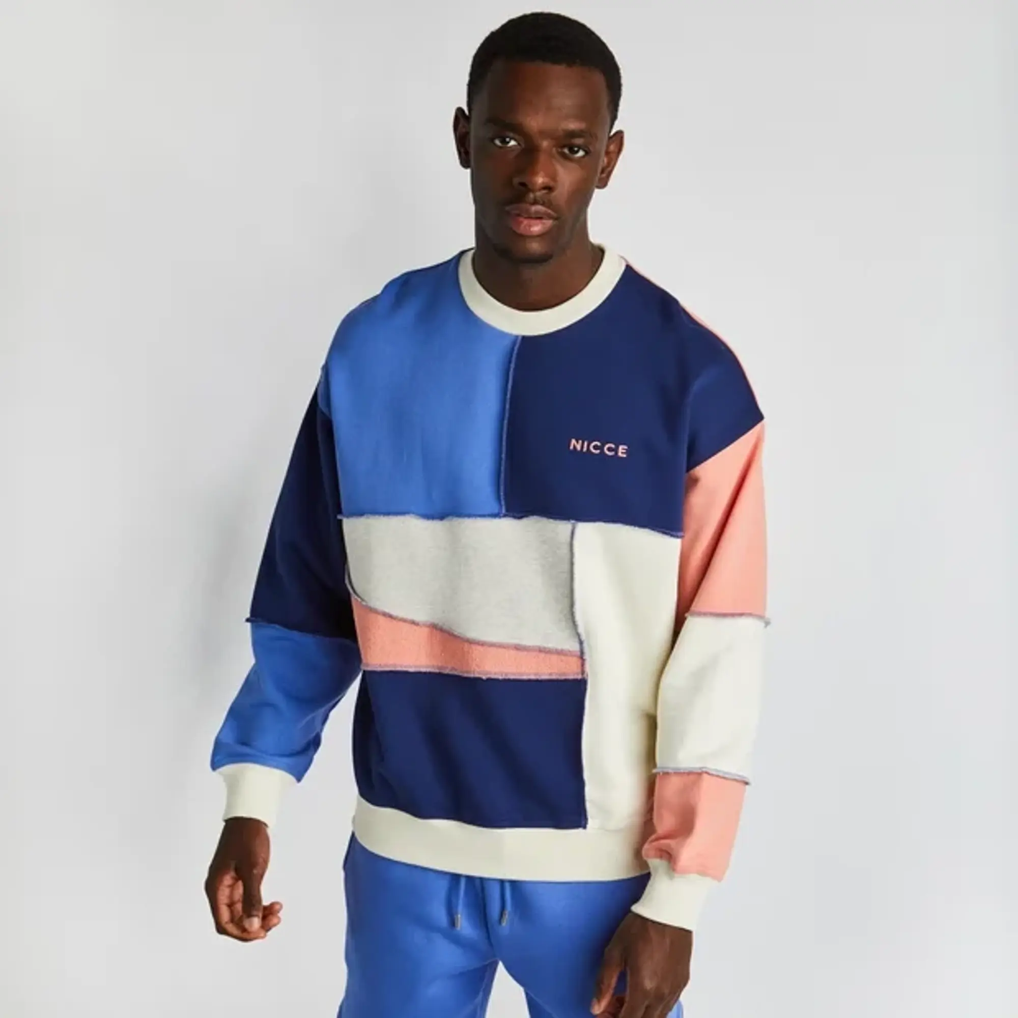 Nicce Breton Sweat - Blue/ Multi