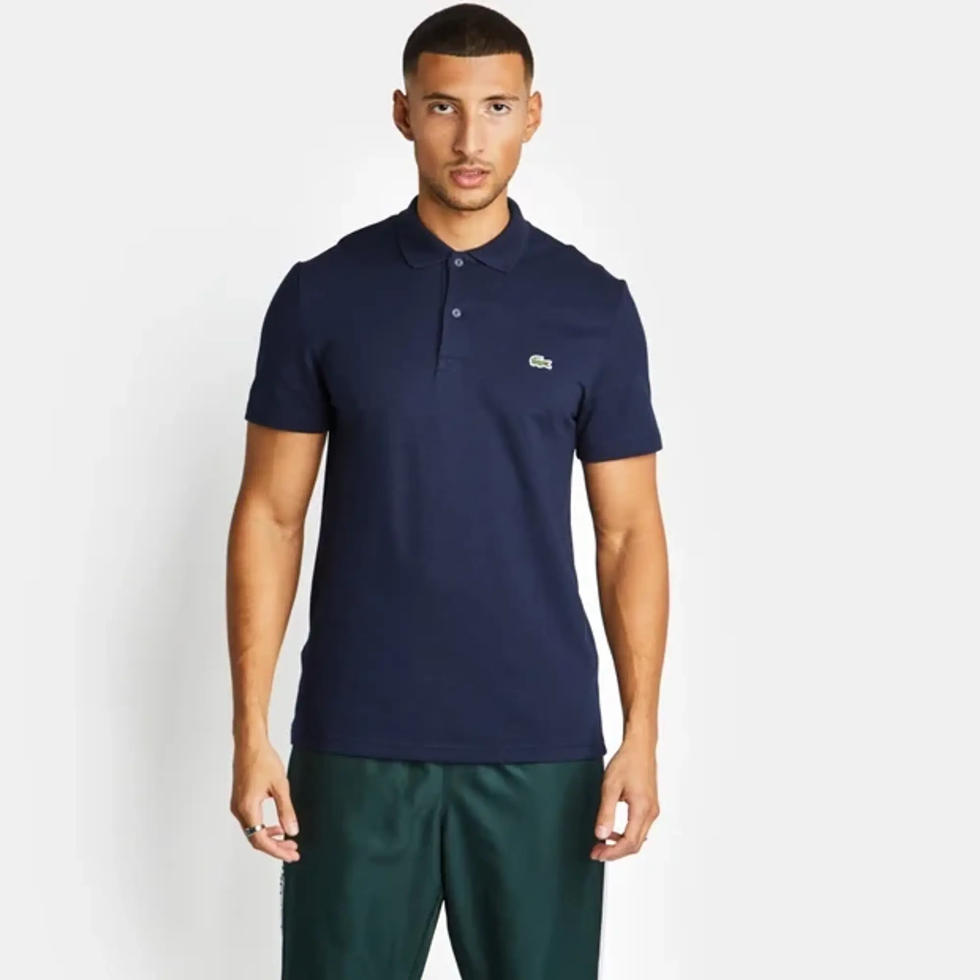 Lacoste Regular Fit Cotton Polyester Polo Shirt - Midnight Blue