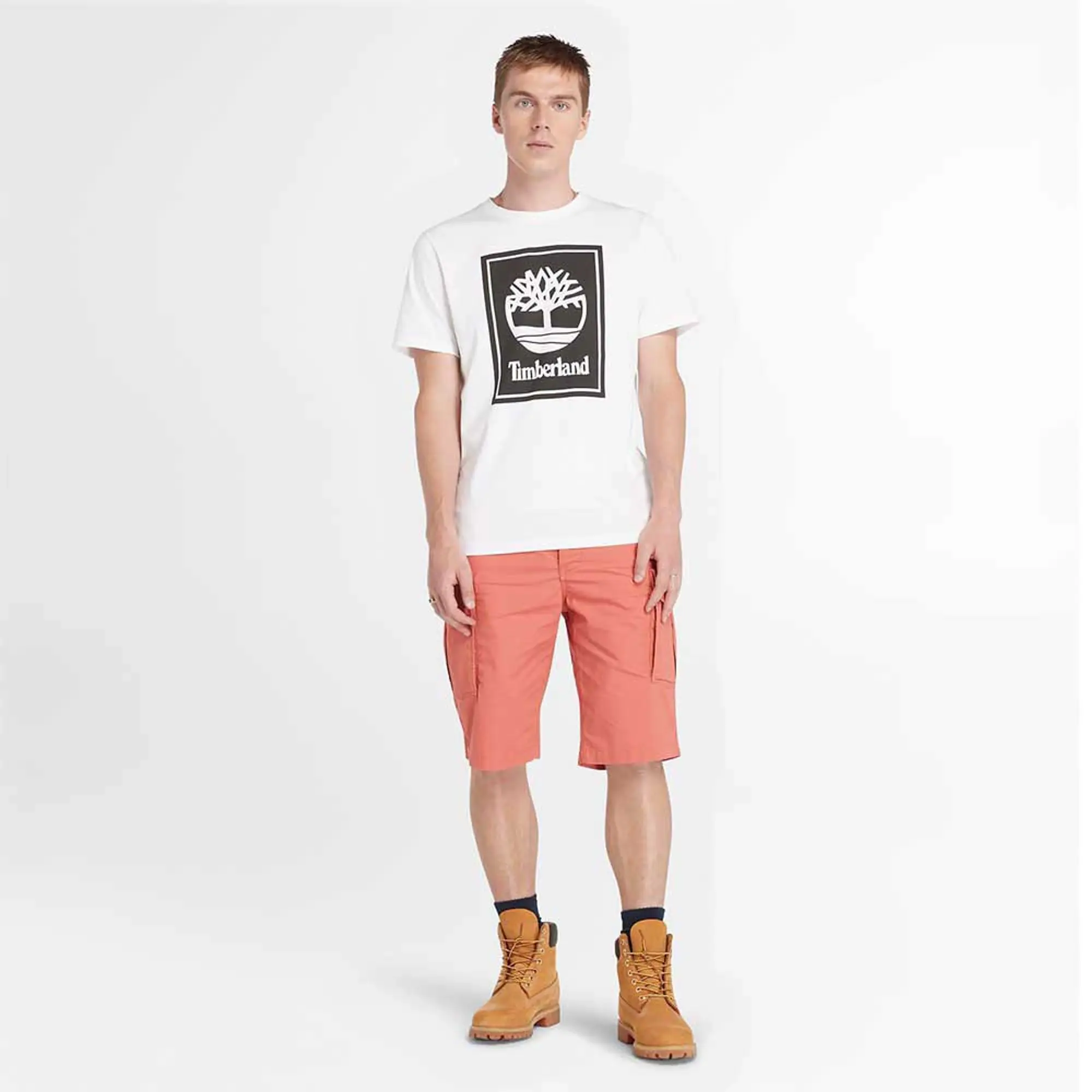 Timberland Stack Logo Short Sleeve T-shirt
