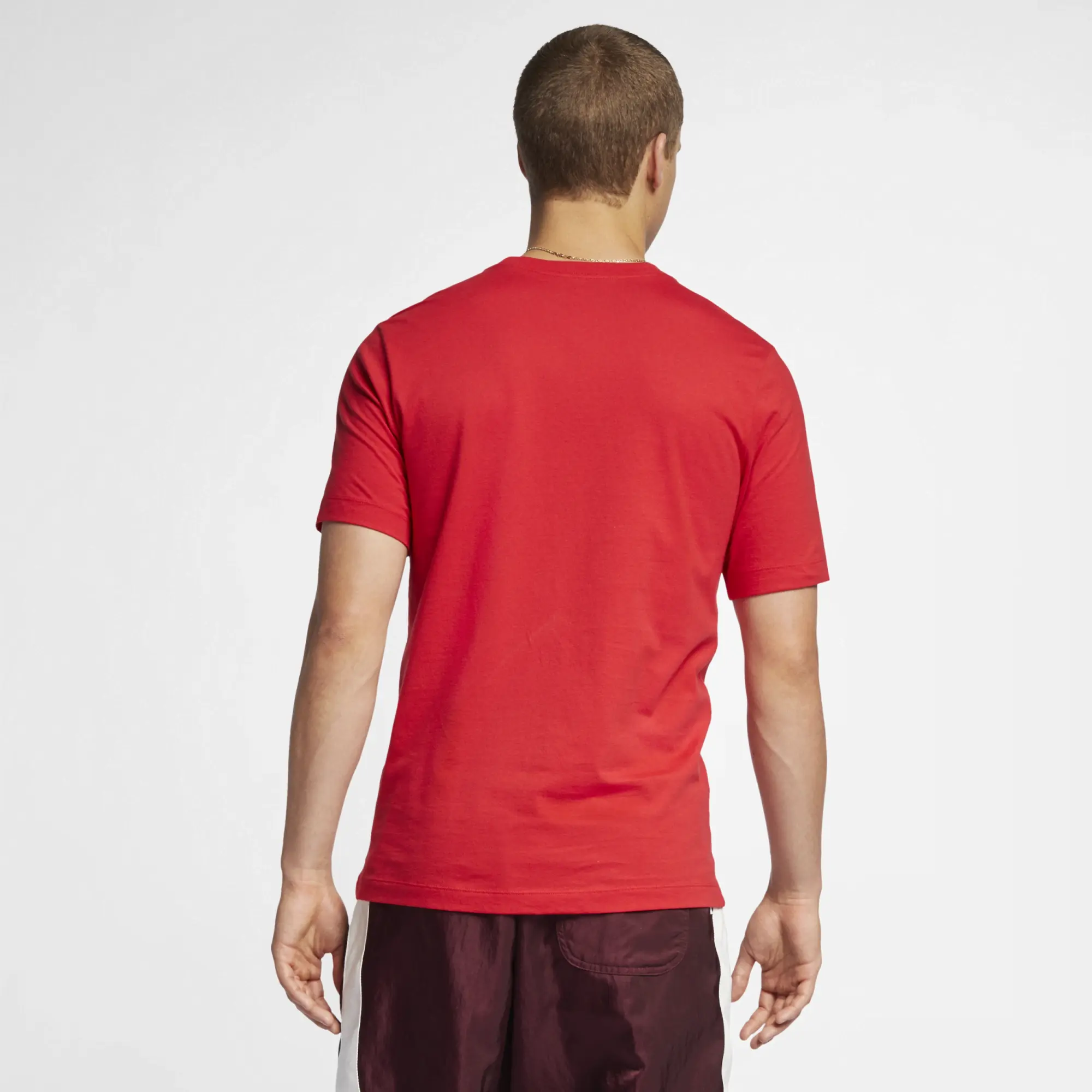 Nike Sportswear Club Men's T-Shirt - Red - Cotton