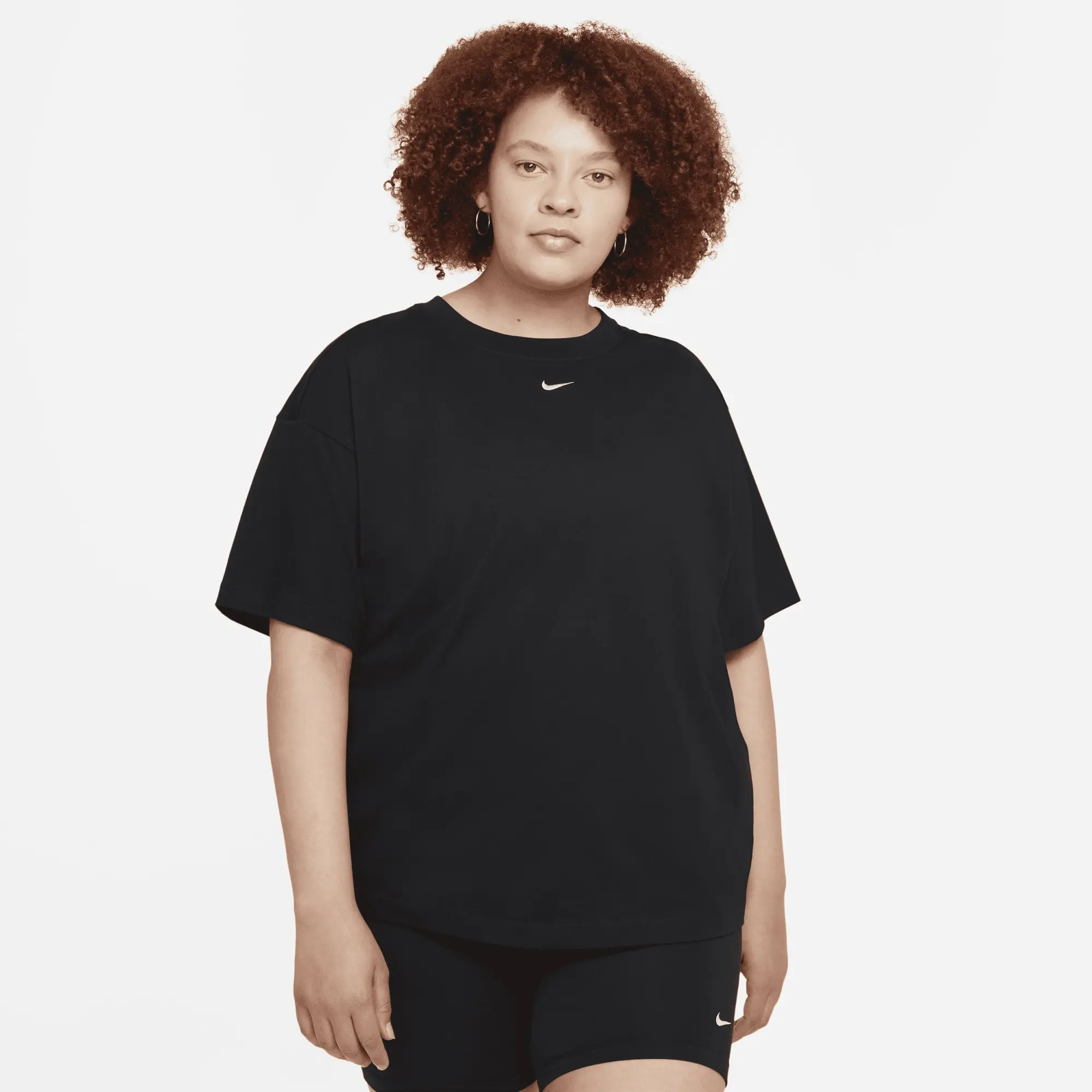 Nike Sportswear Essential Women's Oversized Short-Sleeve Top - Black