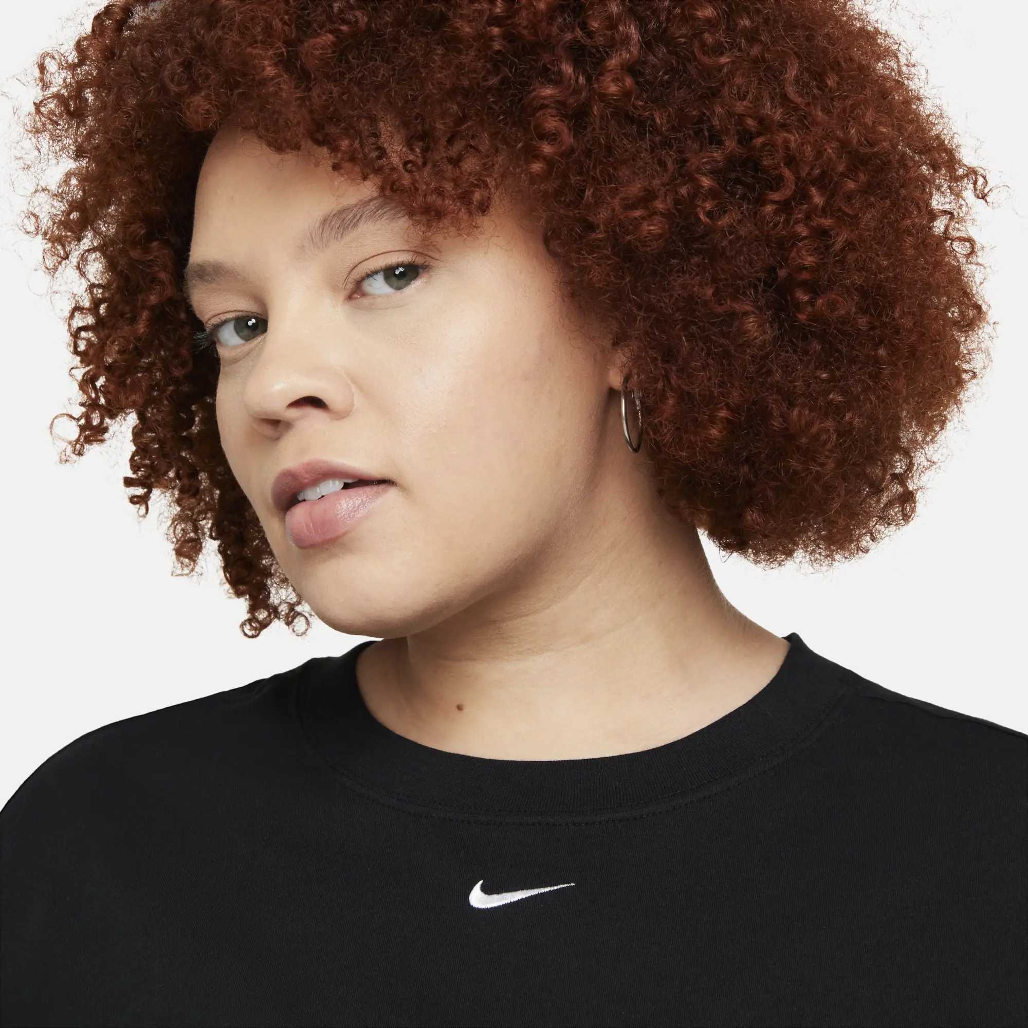 Nike Sportswear Essential Women's Oversized Short-Sleeve Top - Black