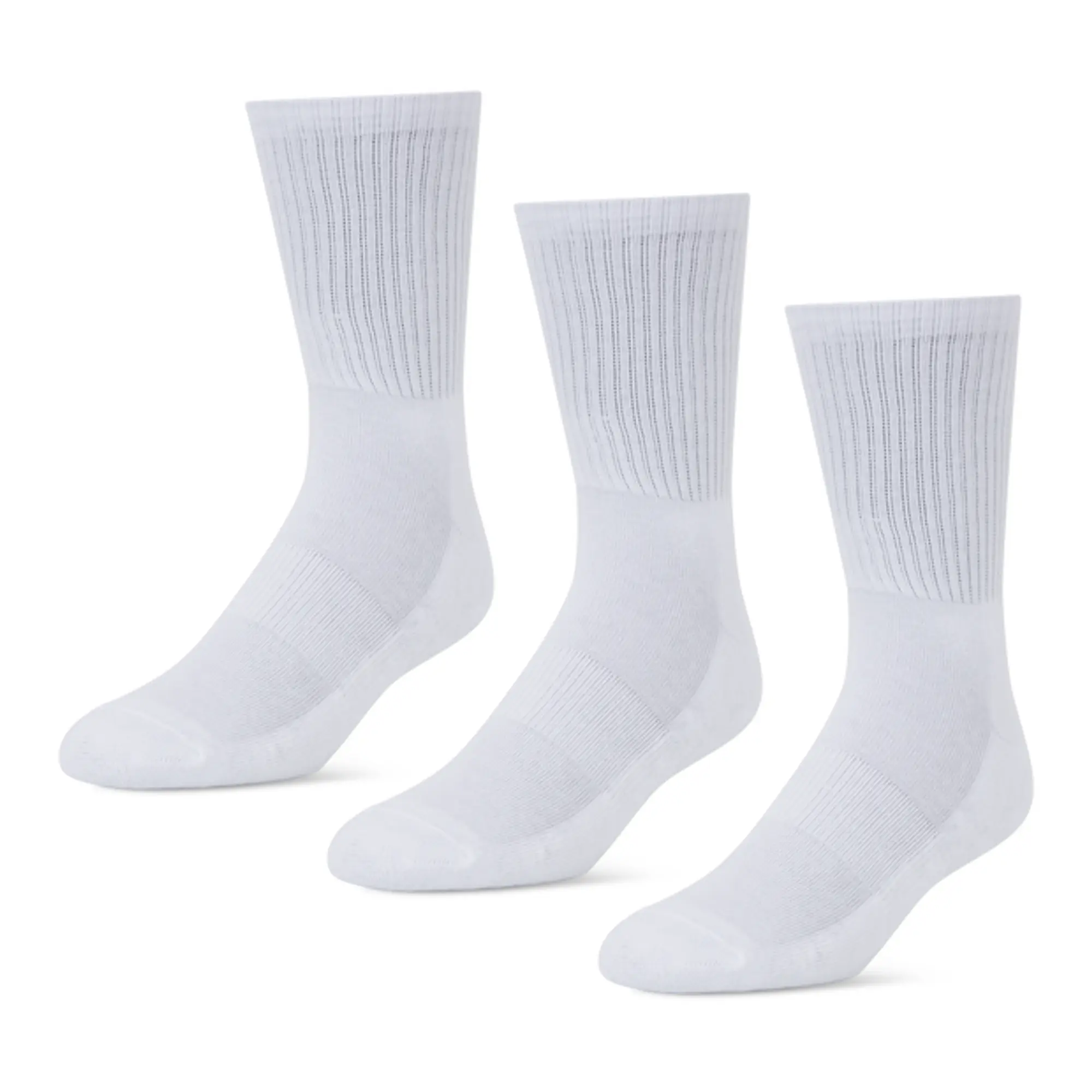 Foot Locker 3 Pack Active Dry Crew - White