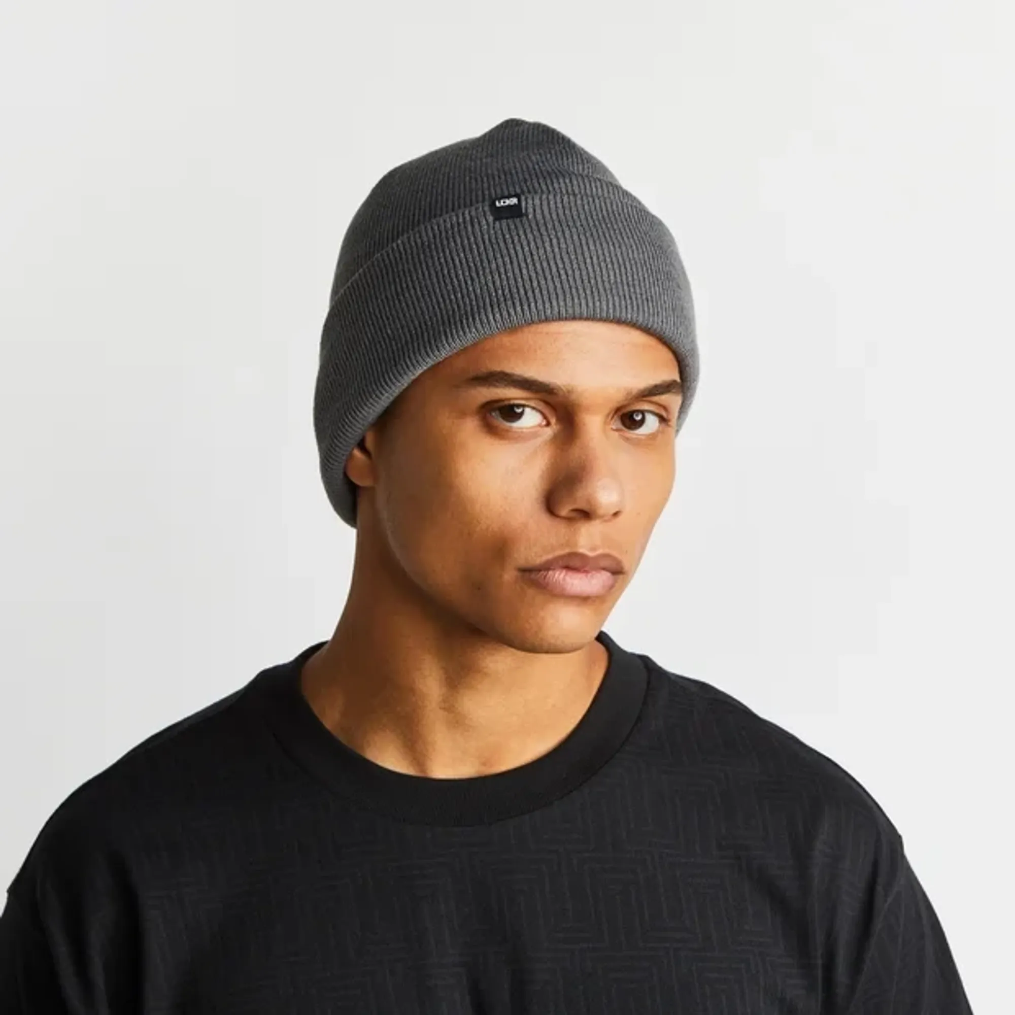 LCKR Stowe Knit Unisex Knitted Hats & Beanies - Grey