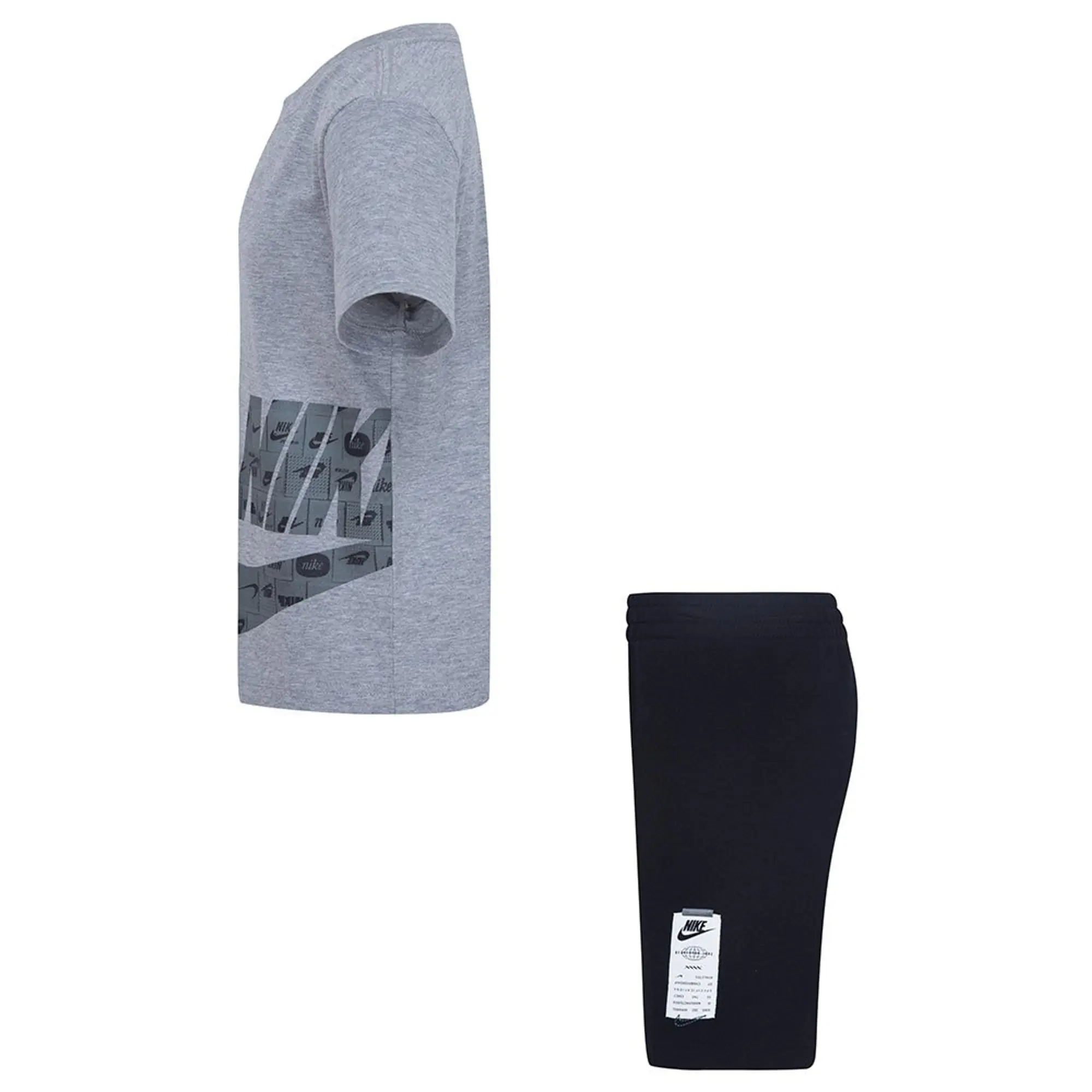 Nike Kids Nsw Clusplty Ft Set  - Black,Grey