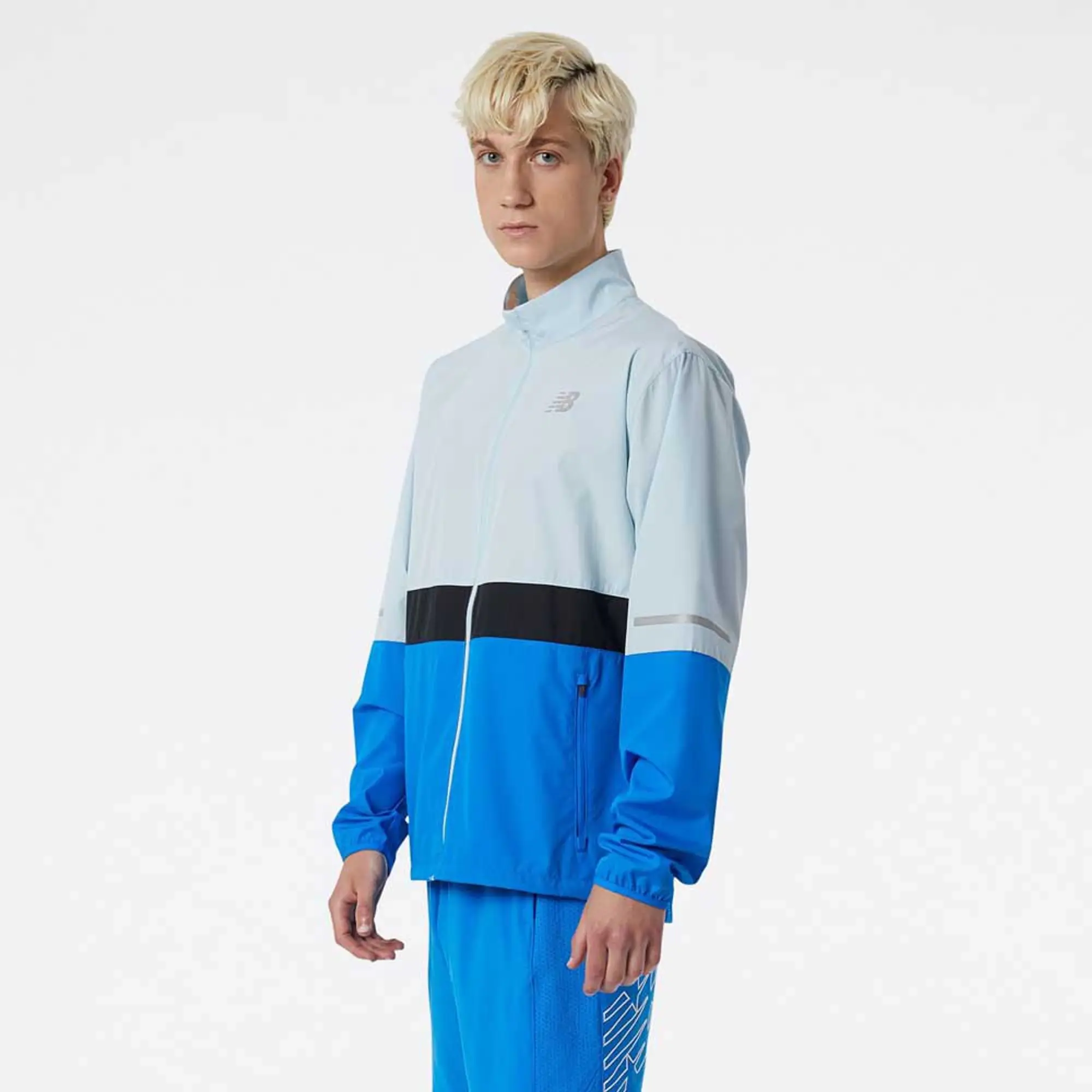 New Balance Accelerate Jacket  - Blue