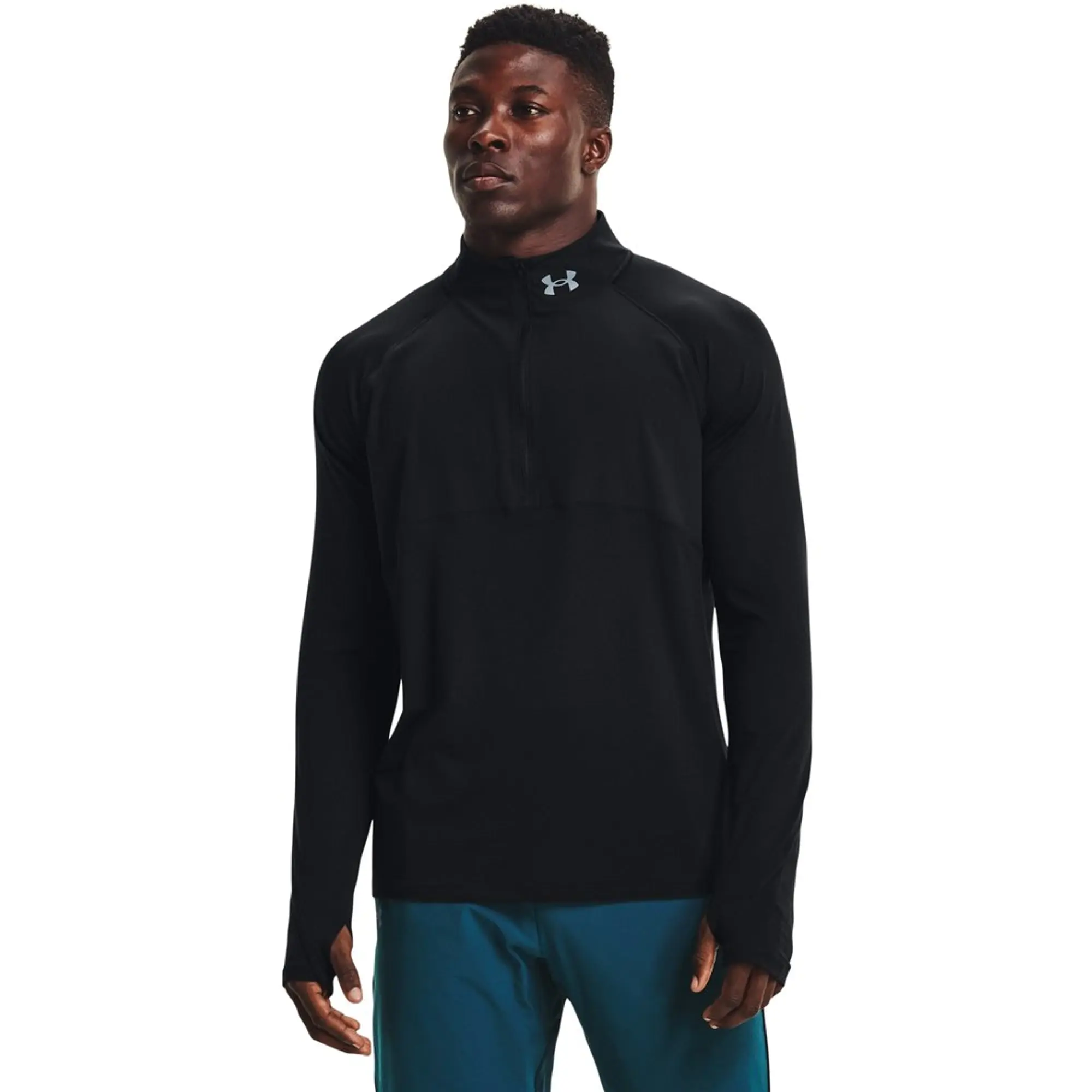 Under Armour Qualifier Run 2.0 Half Zip Sweatshirt  - Black