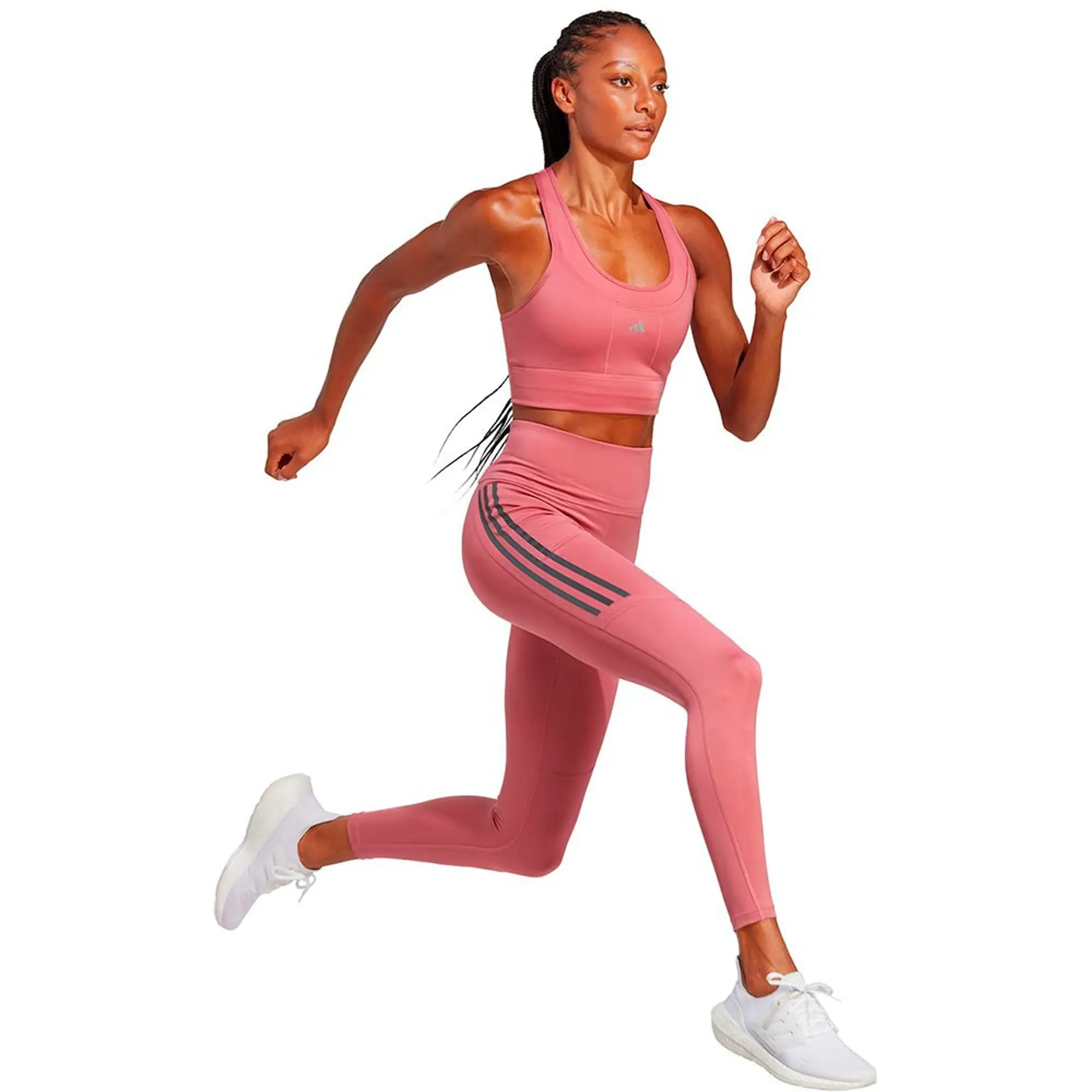 Adidas Dailyrun 3s 7/8 Leggings  - Pink