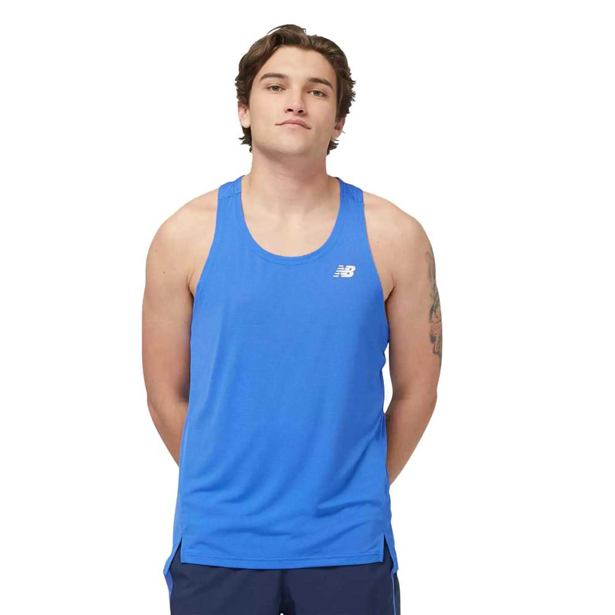 New Balance Accelerate Sleeveless T-shirt  - Blue
