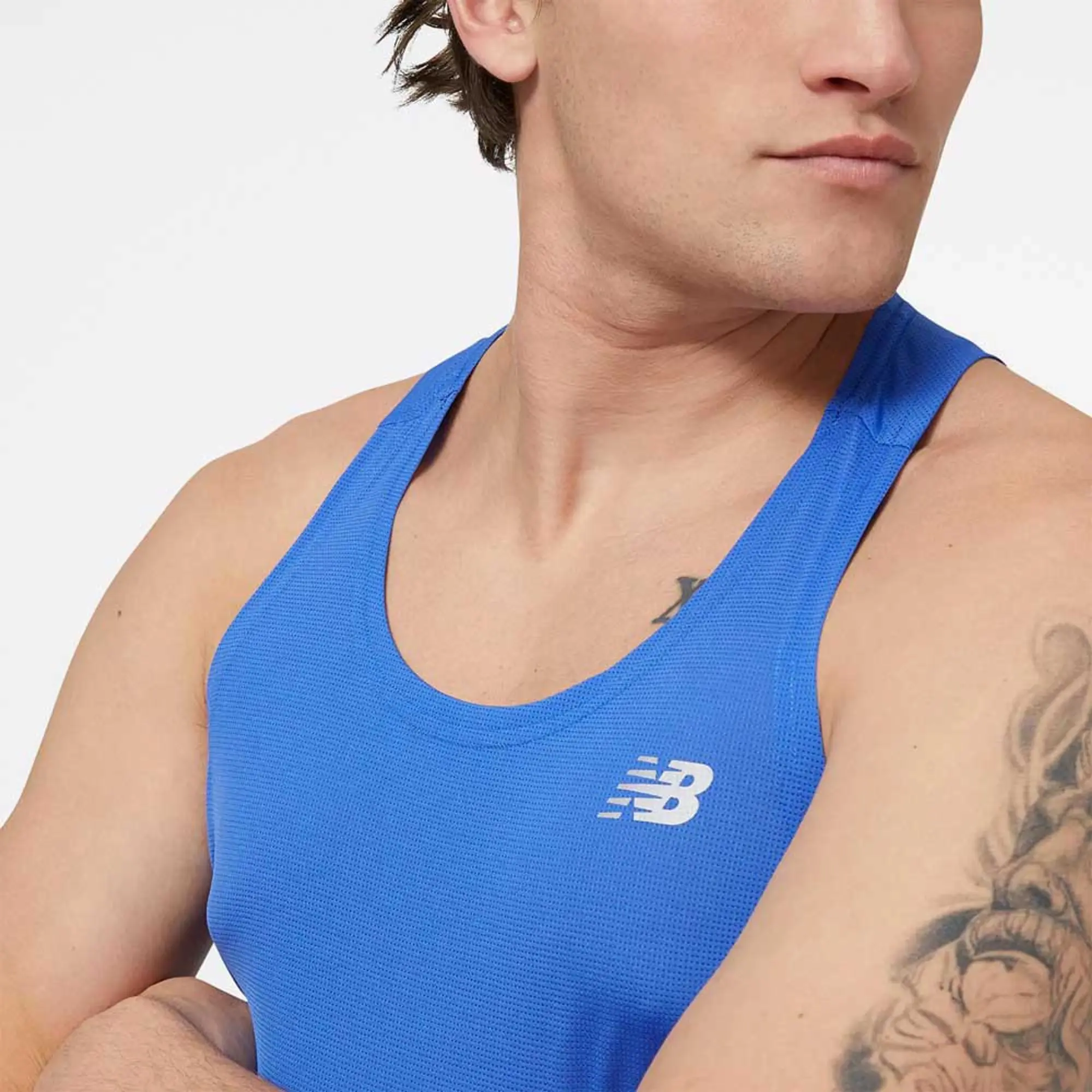 New Balance Accelerate Sleeveless T-shirt  - Blue