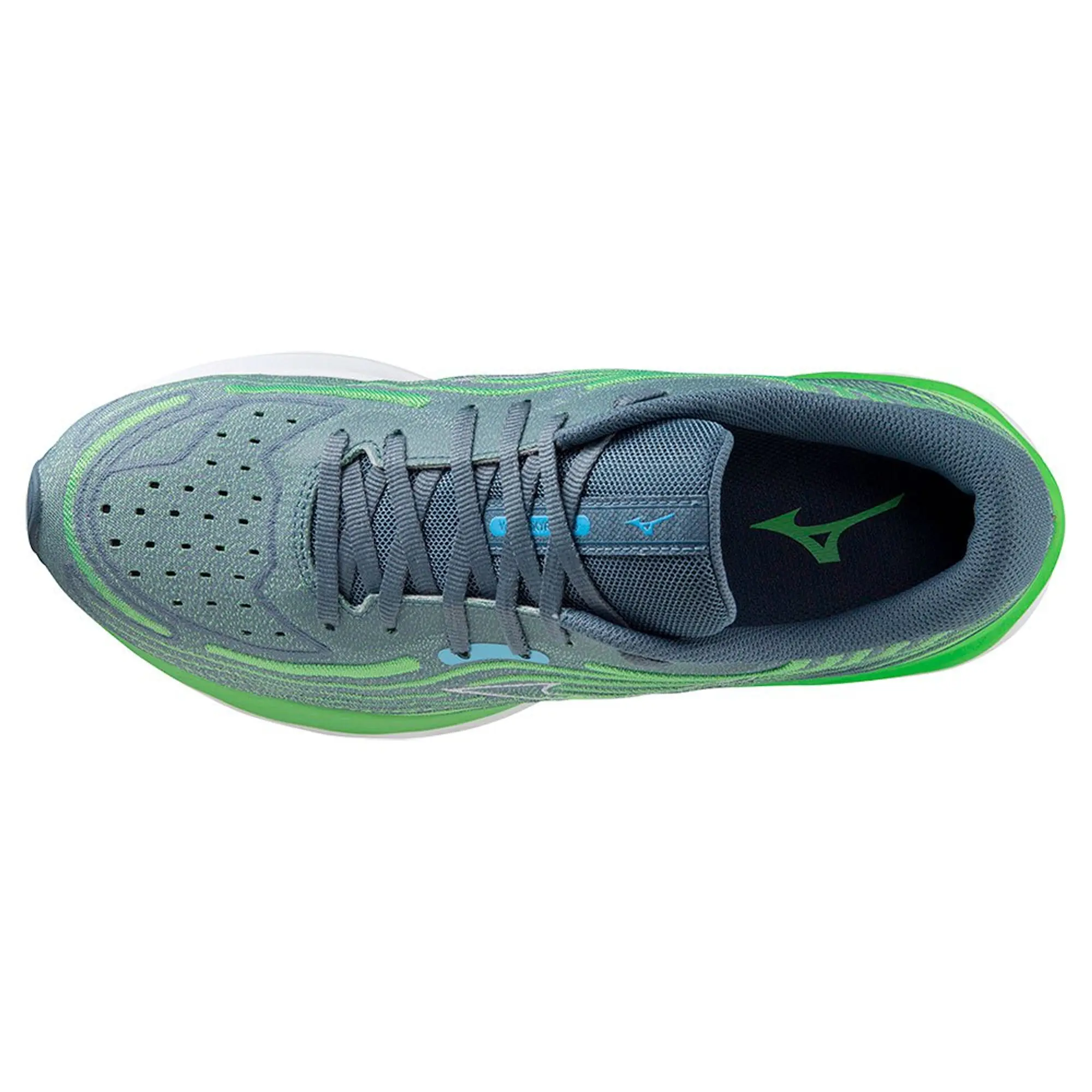 Mizuno Wave Skyrise 4 Neutral Running Shoe Men - Green, Grey