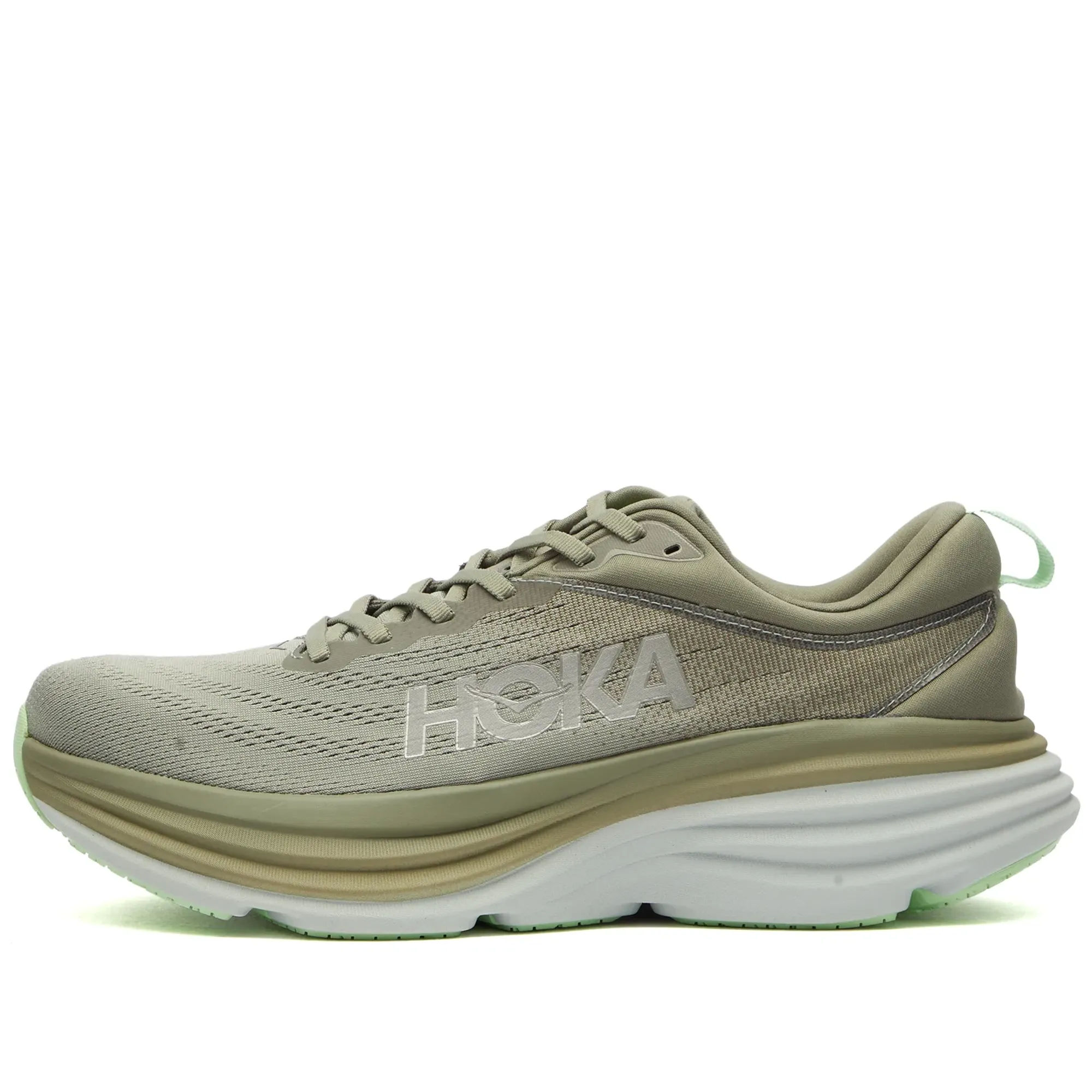 Hoka One One Men's Bondi 8 Olive Haze/Mercury | 1123202-OHMR