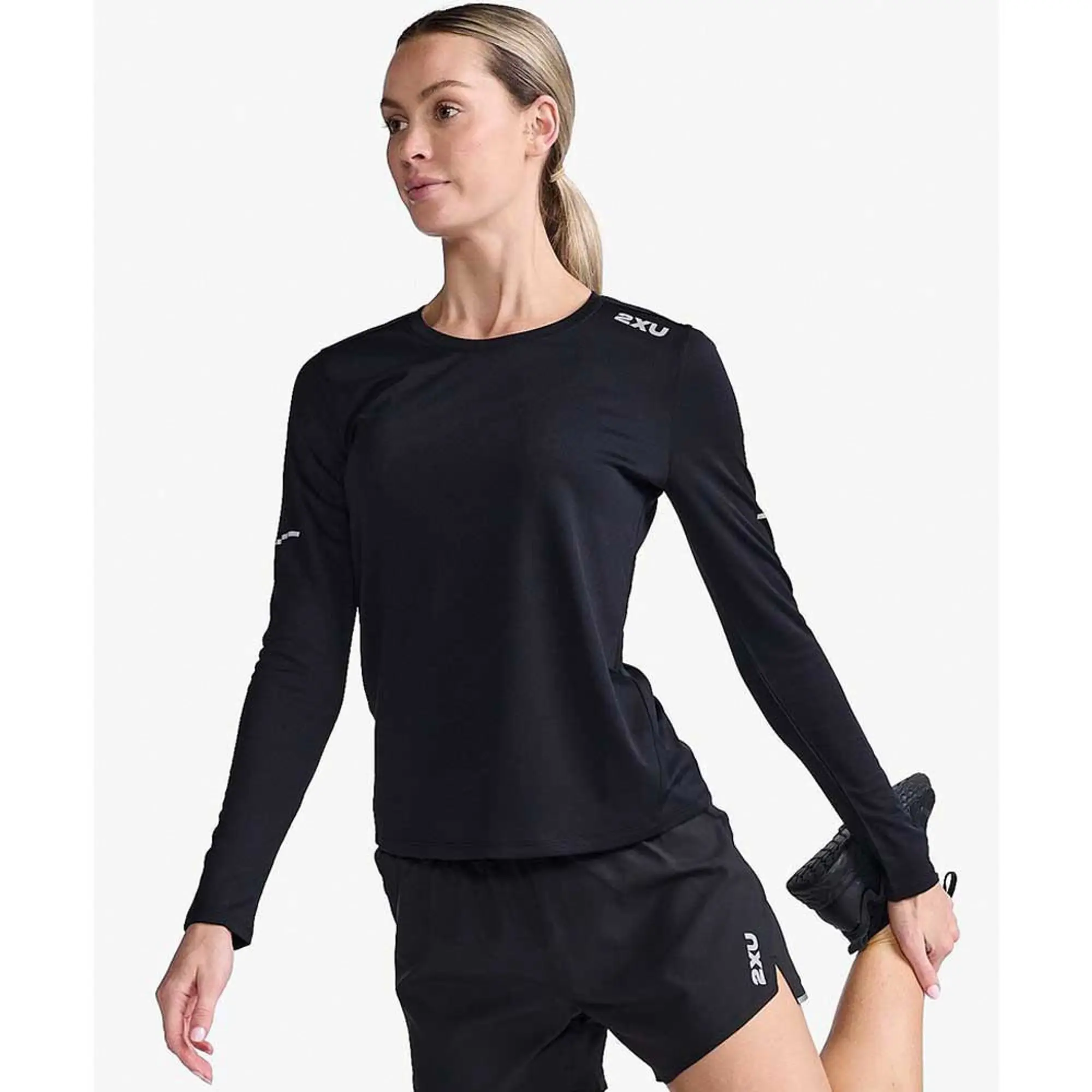 2xu Aero Long Sleeve T-shirt  - Black