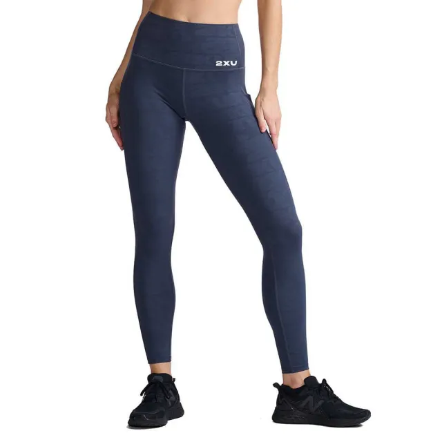 2xu Form Lineup Hi-rise Comp Leggings - Blue | WA7000b-Hts/Wht | FOOTY.COM