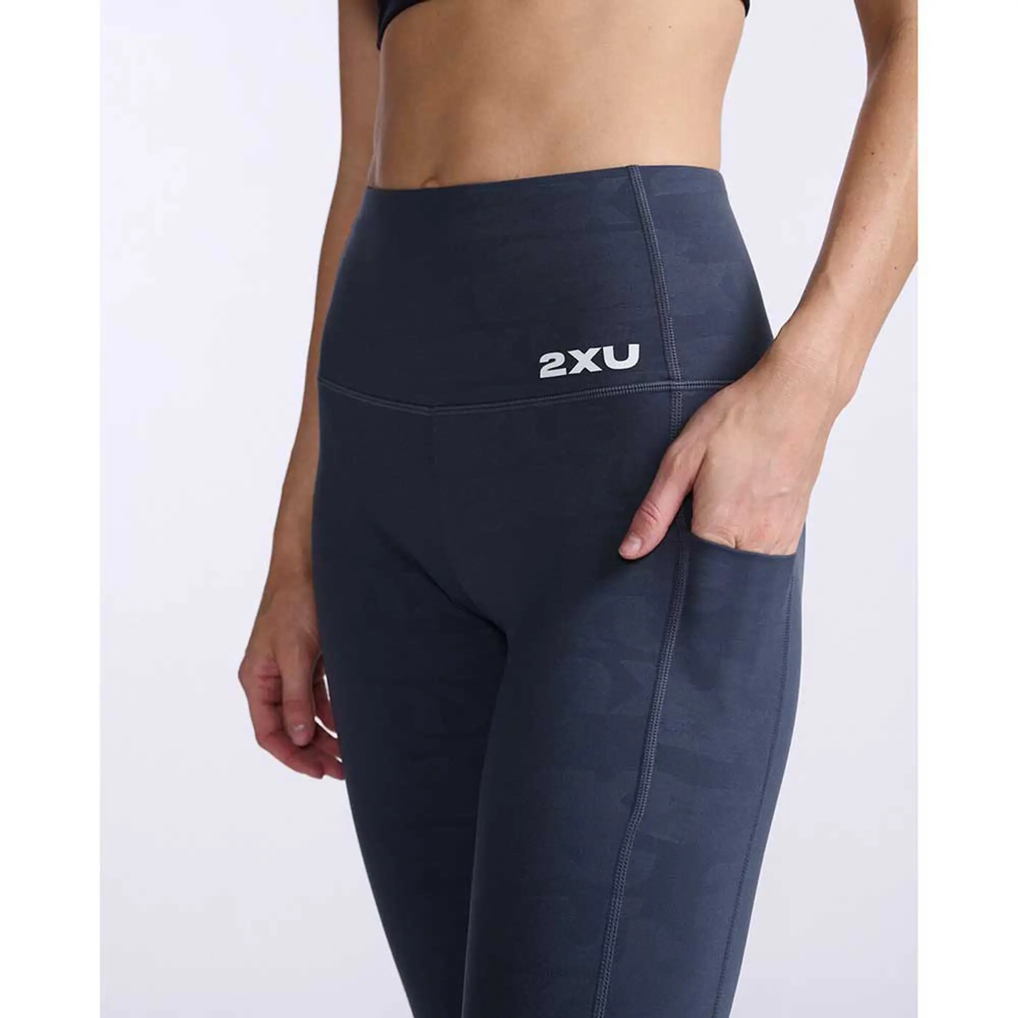 2xu Form Lineup Hi-rise Comp Leggings  - Blue