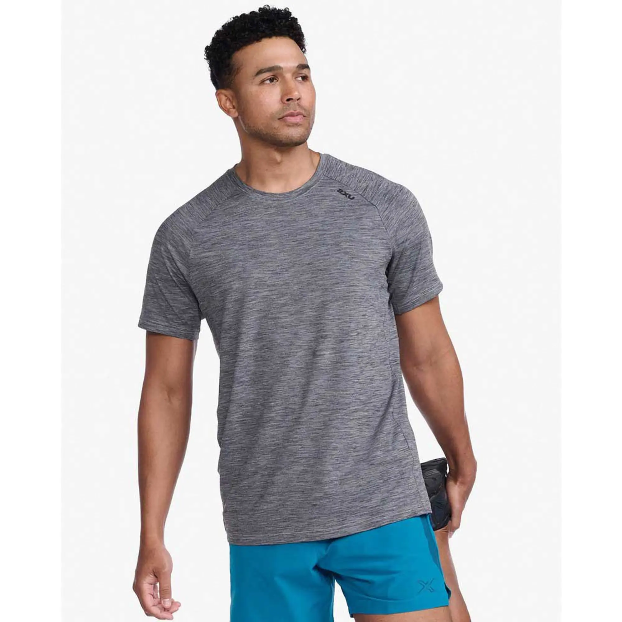 2xu Motion Short Sleeve T-shirt  - Grey