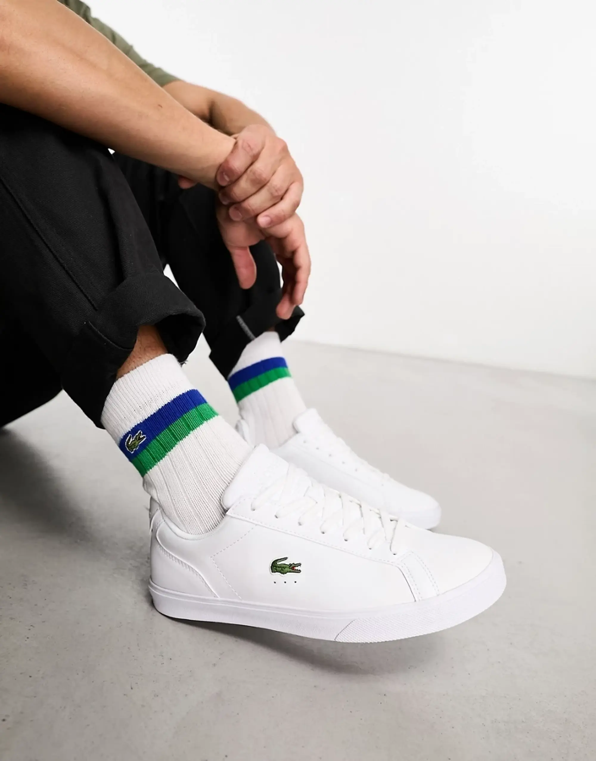 Lacoste lerond trainer hotsell