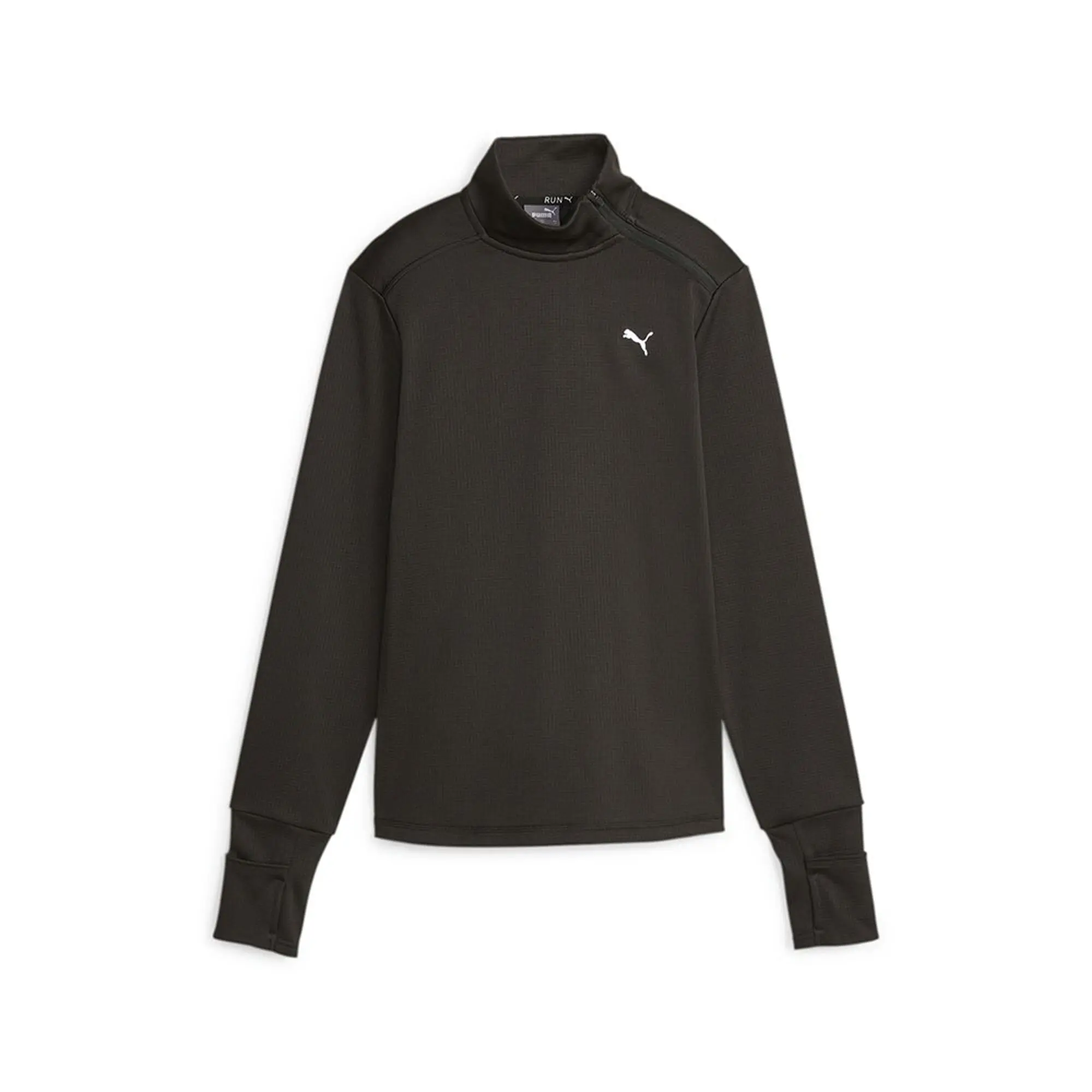 Puma Run Micro Half Zip Fleece  - Black