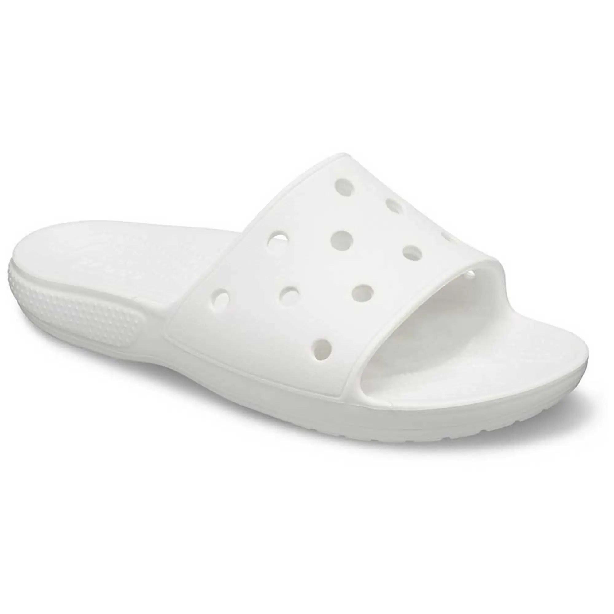 Crocs classic slide sandals in white