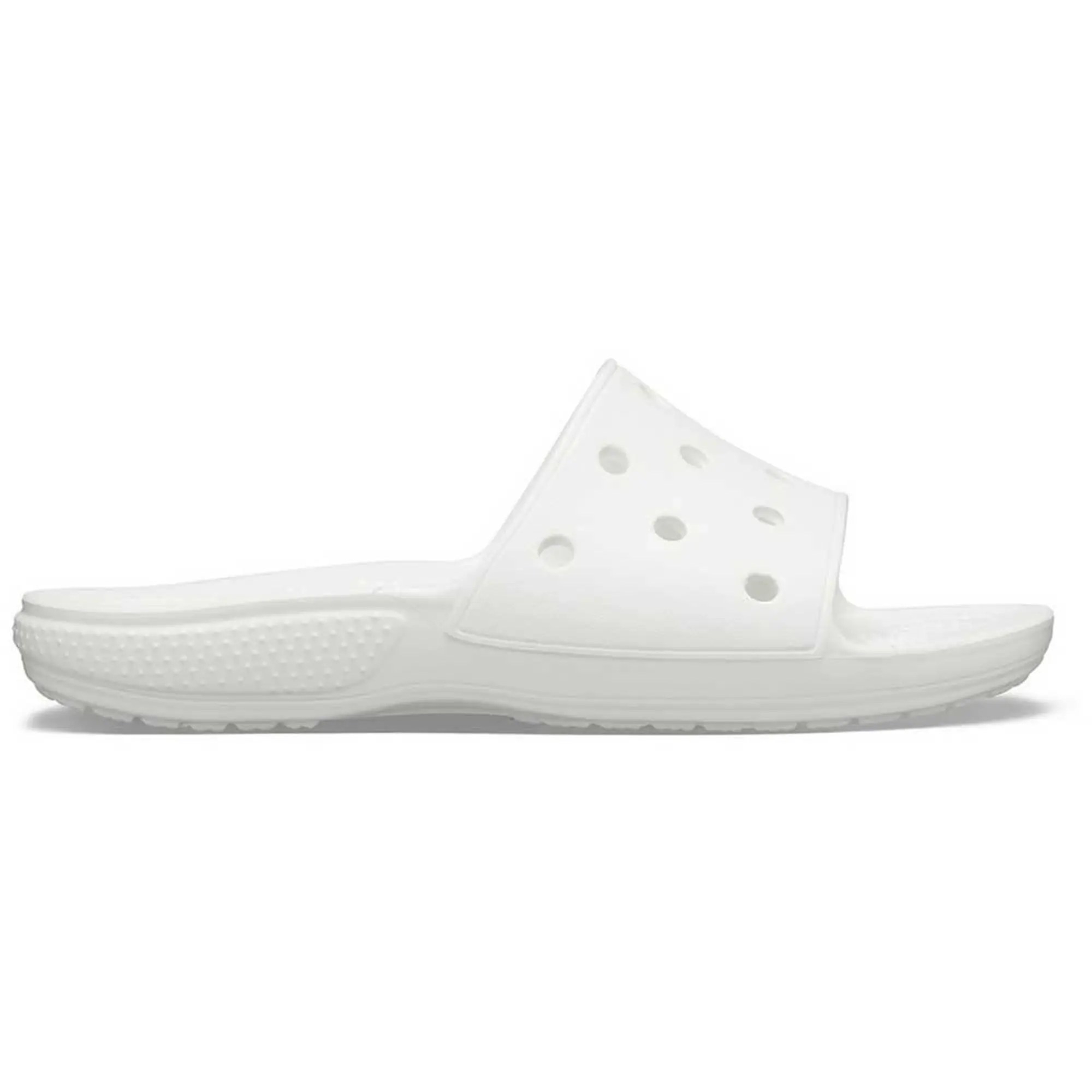 Crocs classic slide sandals in white