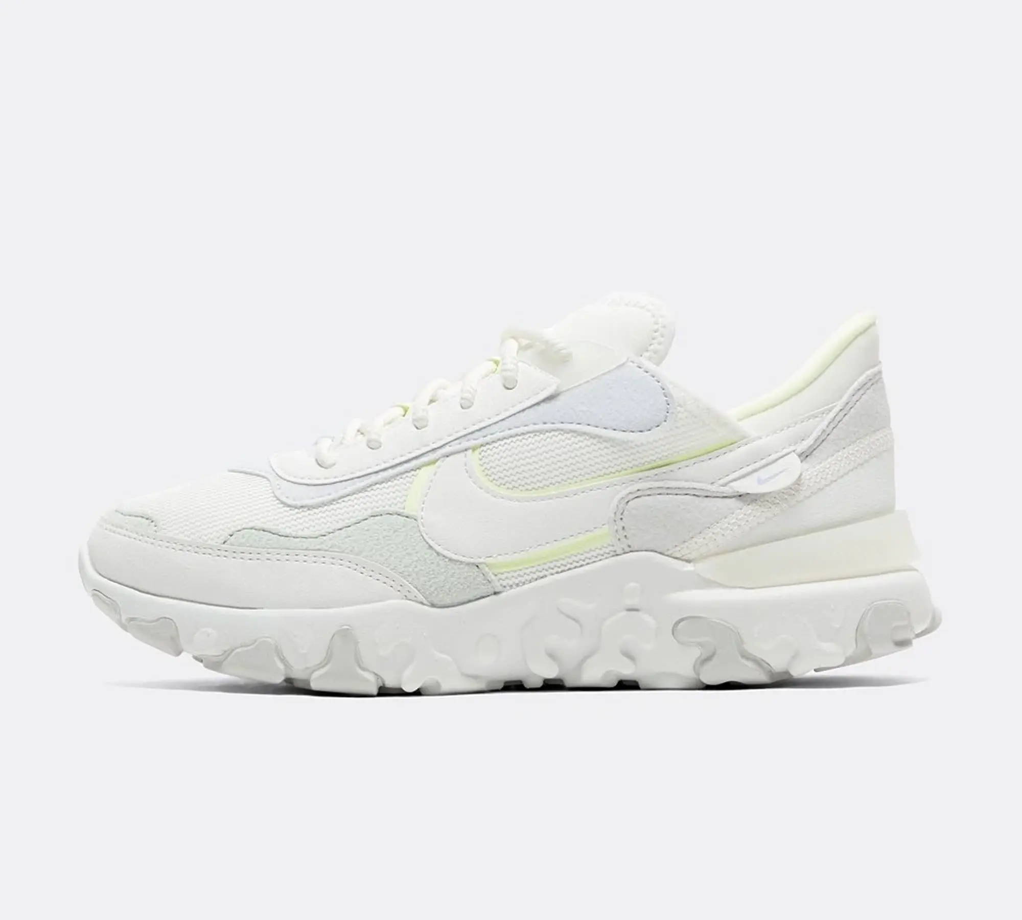 Nike Womens React Revision Trainer - White - Size 3 - White